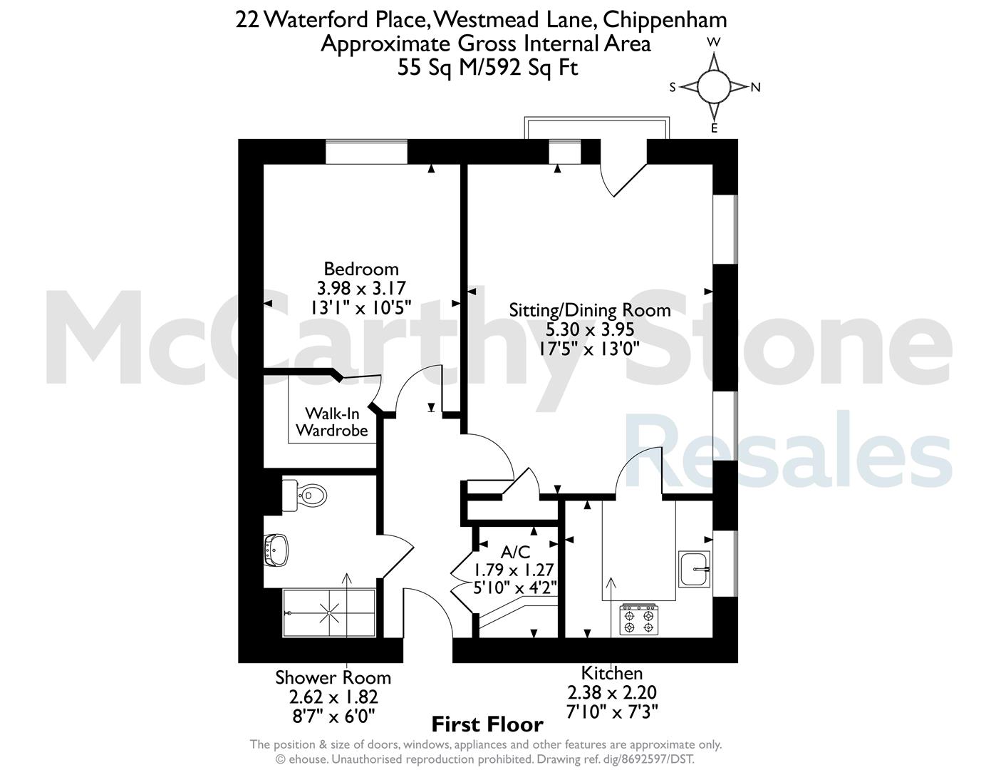 22 Waterford Place, Westmead Lane, Chippenham floorplan