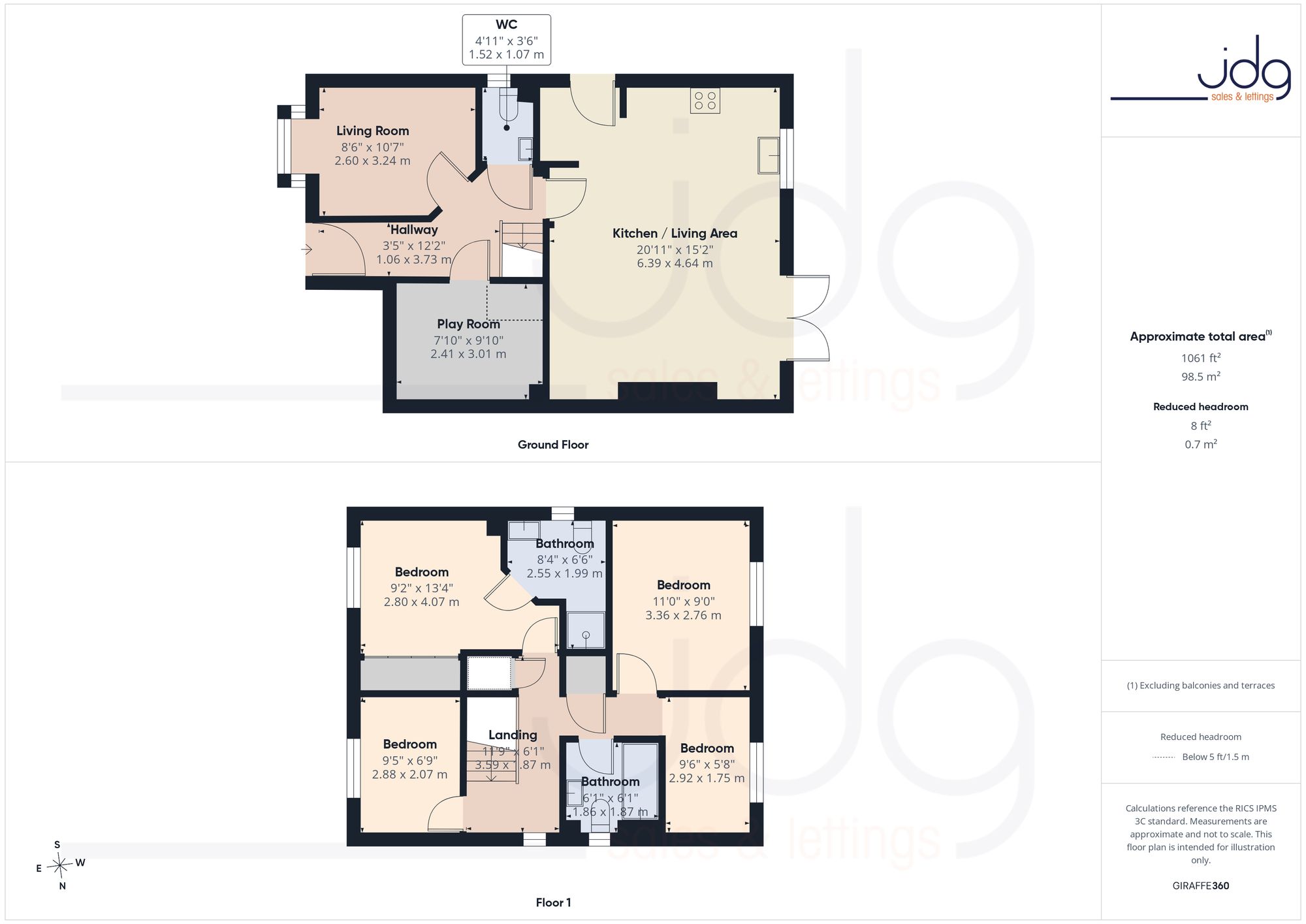6 Eagle Walk, Morecambe floorplan