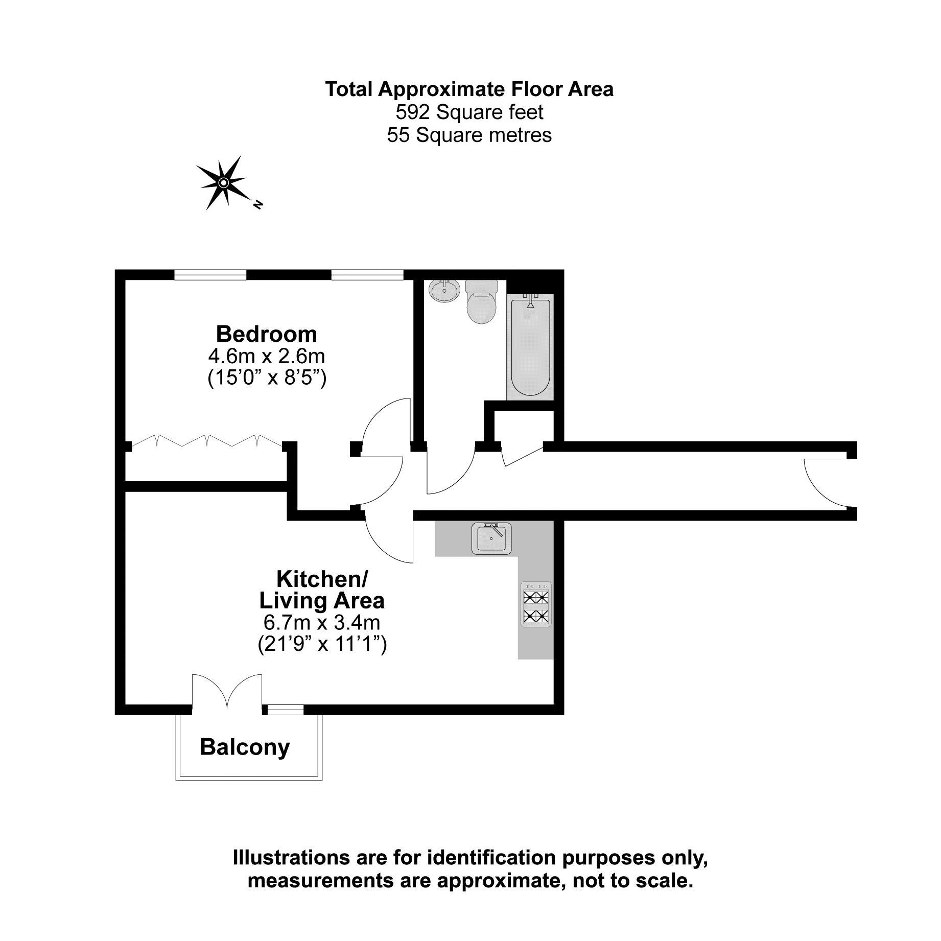 152 Foundry Court,, Mill Street, Slough floorplan