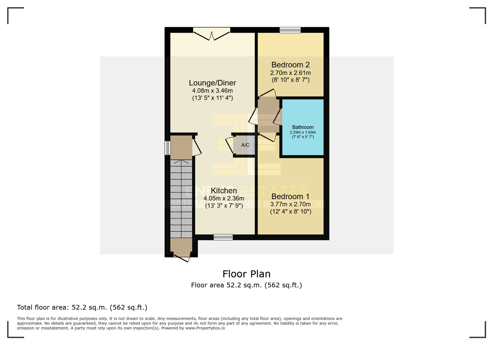 10,First Floor Apartment, Cae'r Llynen, Llandudno Junction floorplan