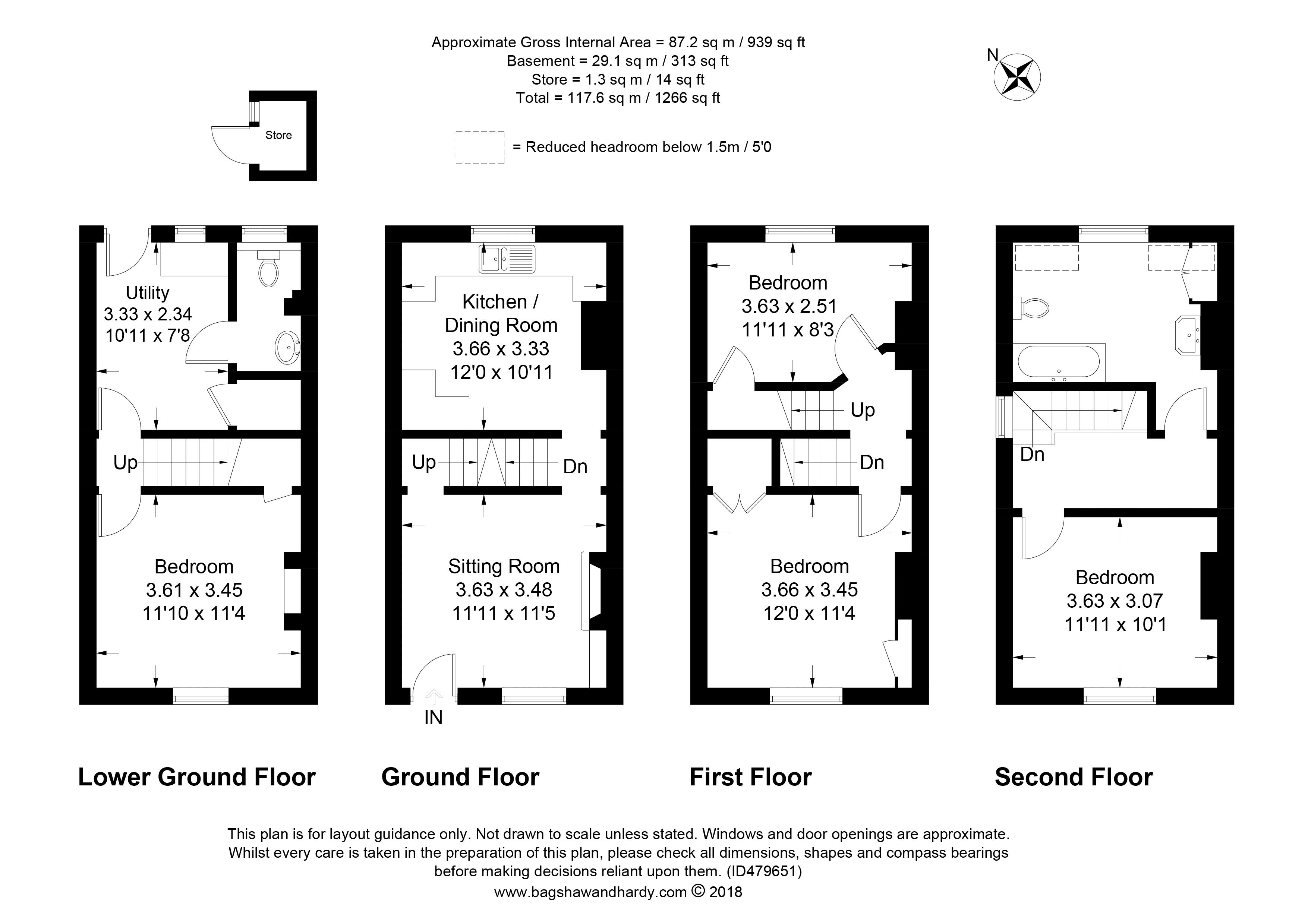 4 Bedrooms Semi-detached house for sale in Falkland Road, Dorking RH4