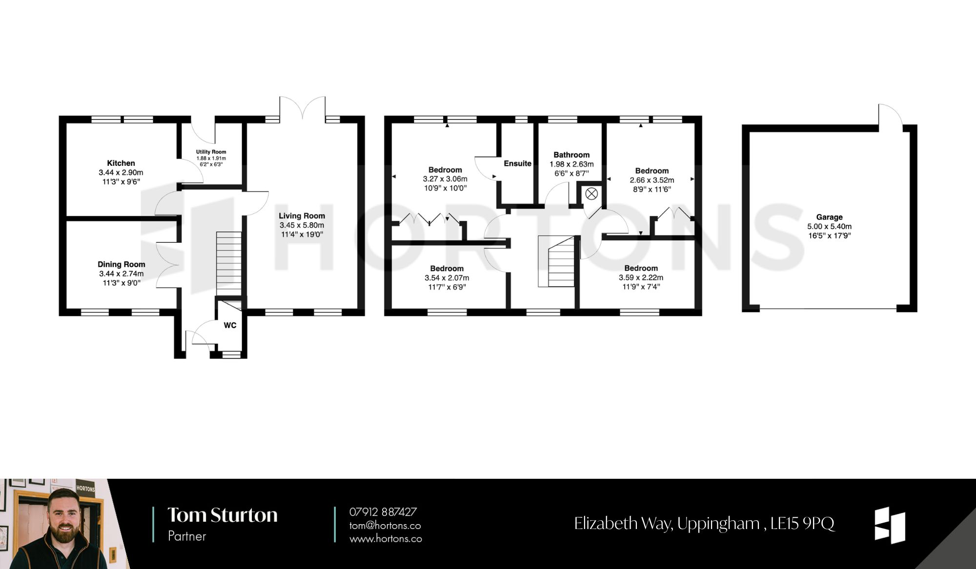 28 Elizabeth Way, Oakham floorplan
