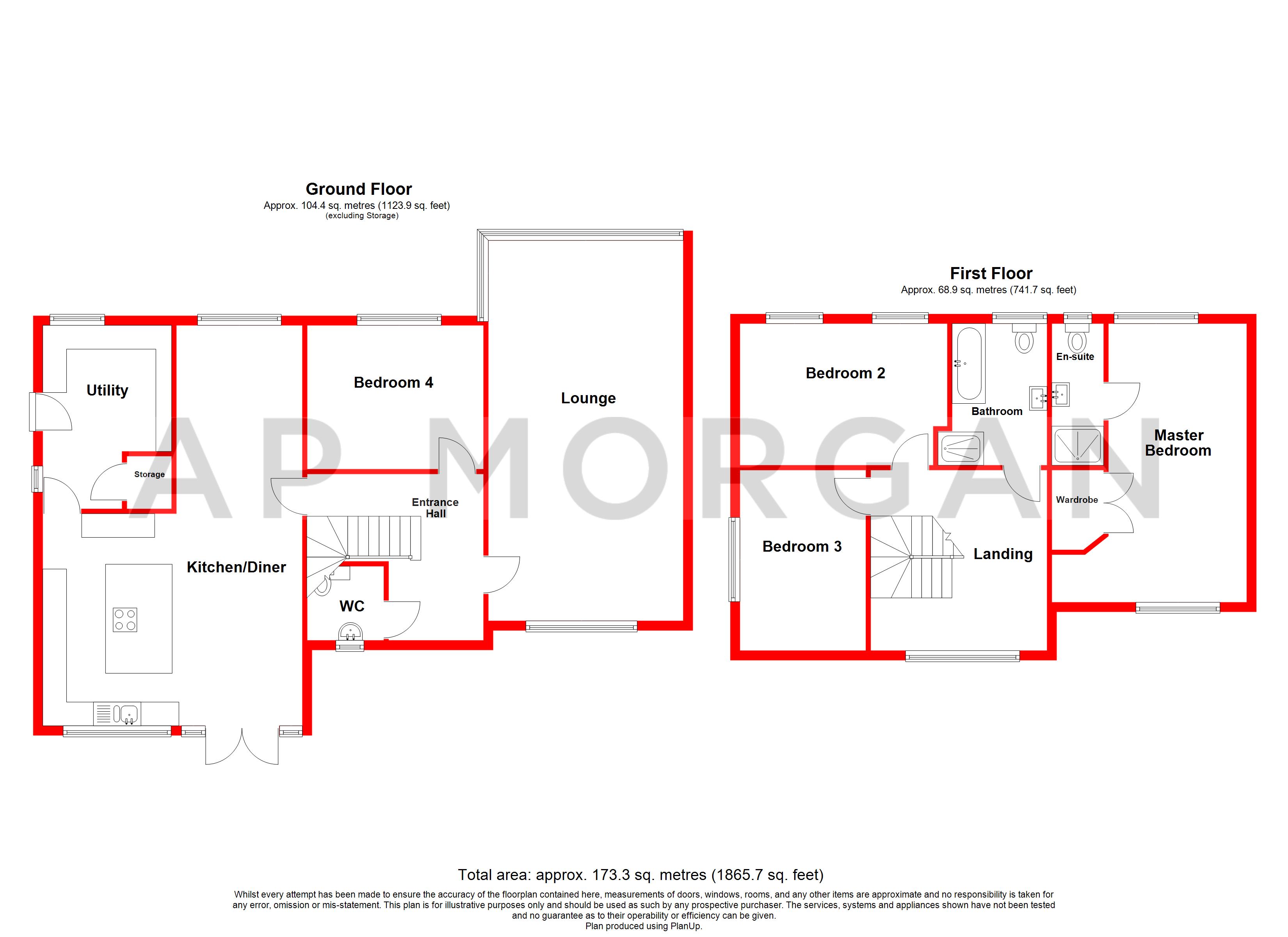 Chantlers,, School Lane, Droitwich floorplan