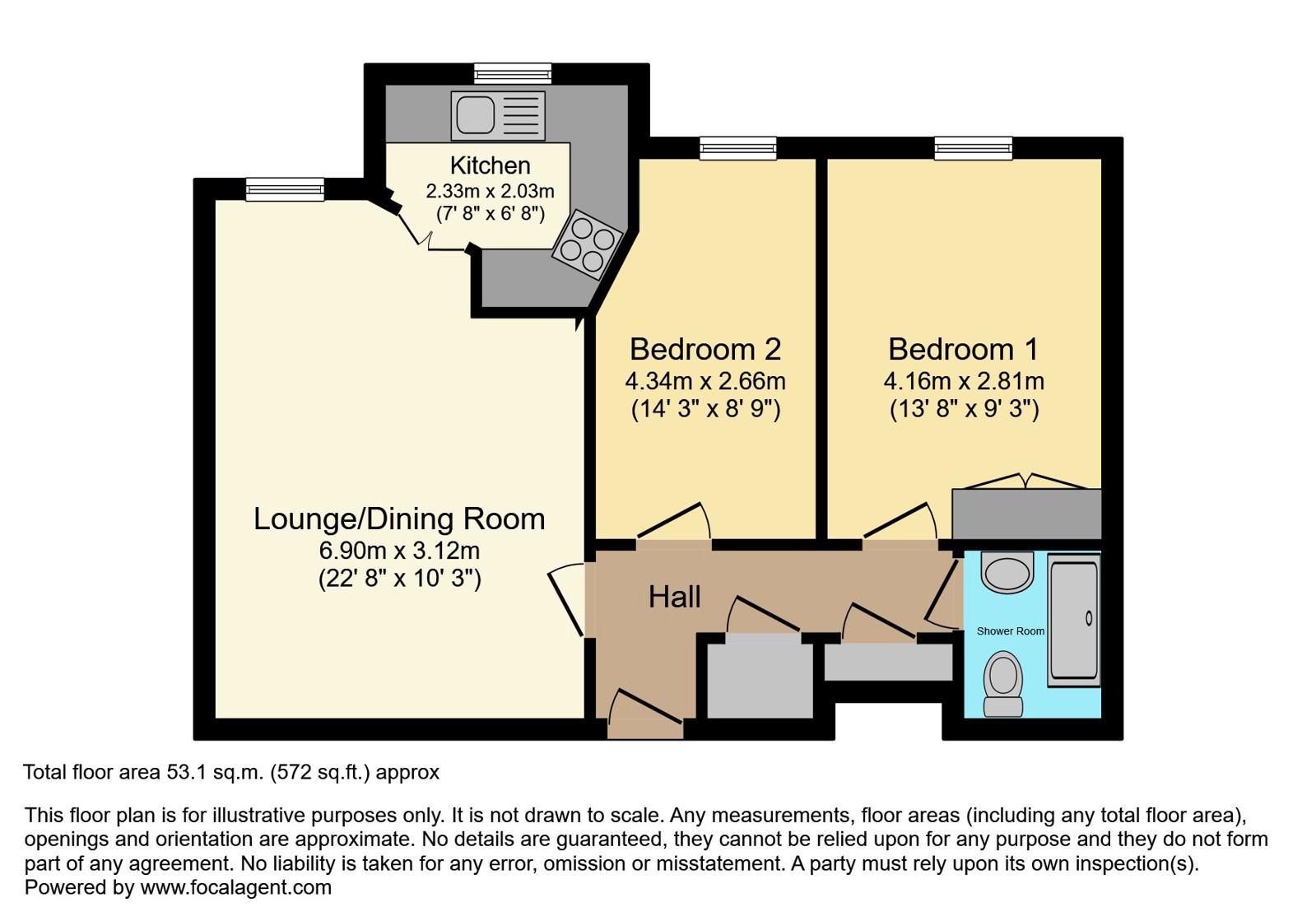 9, Merryfield Court (Tonbridge), Tonbridge floorplan