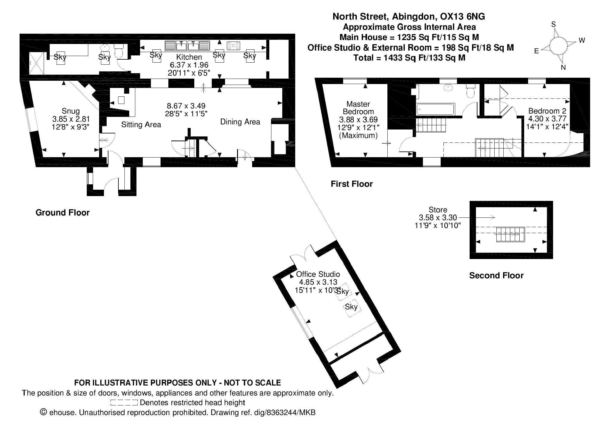 2 Bedrooms Cottage for sale in North Street, Marcham, Abingdon OX13