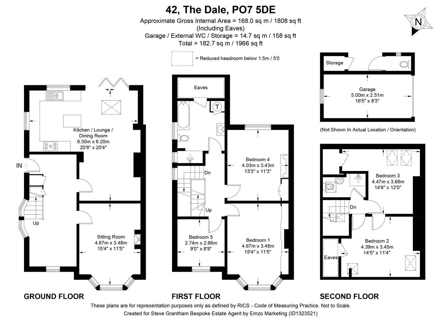 42, The Dale, Widley floorplan