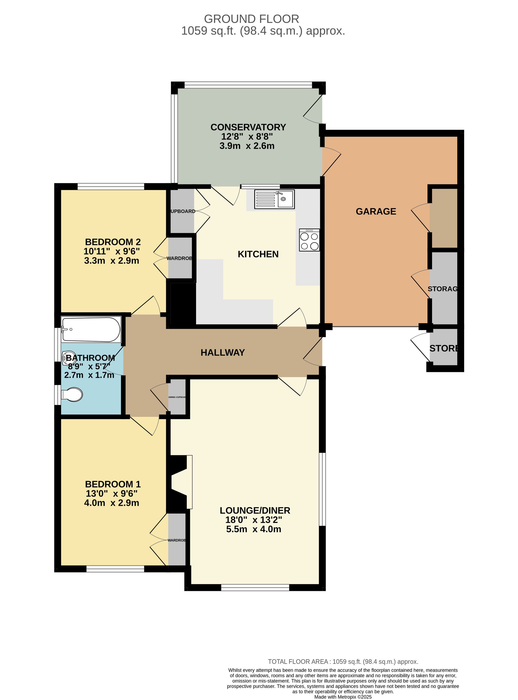 4 Warren Drive, Norwich floorplan
