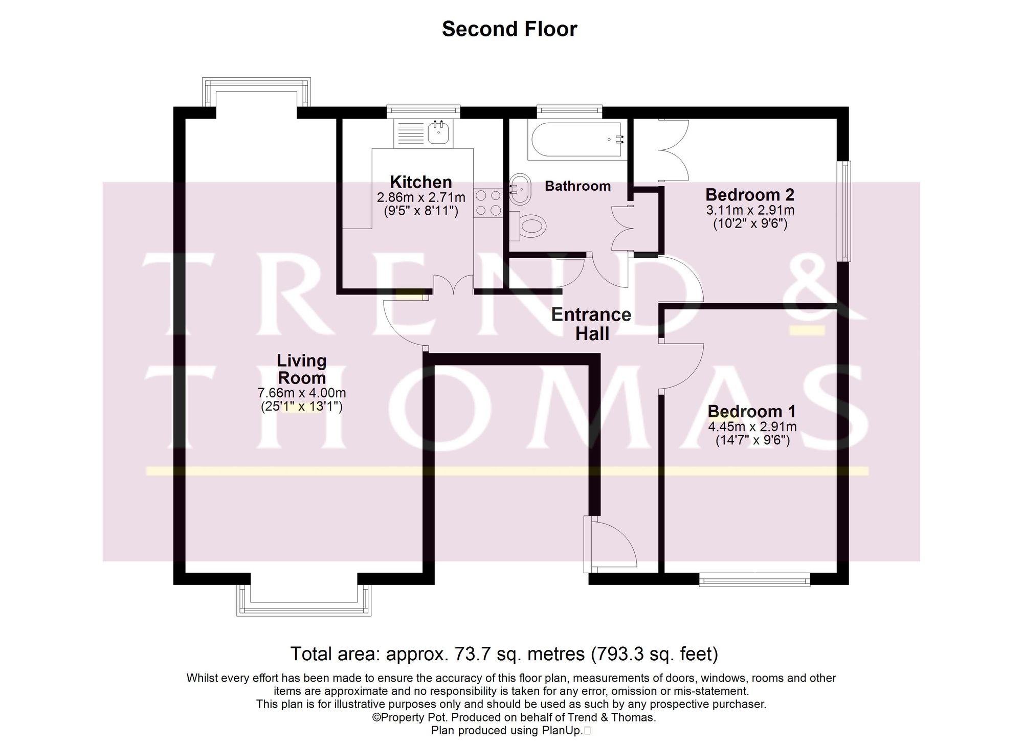 25 Nightingale Court Nightingale Road, Rickmansworth floorplan