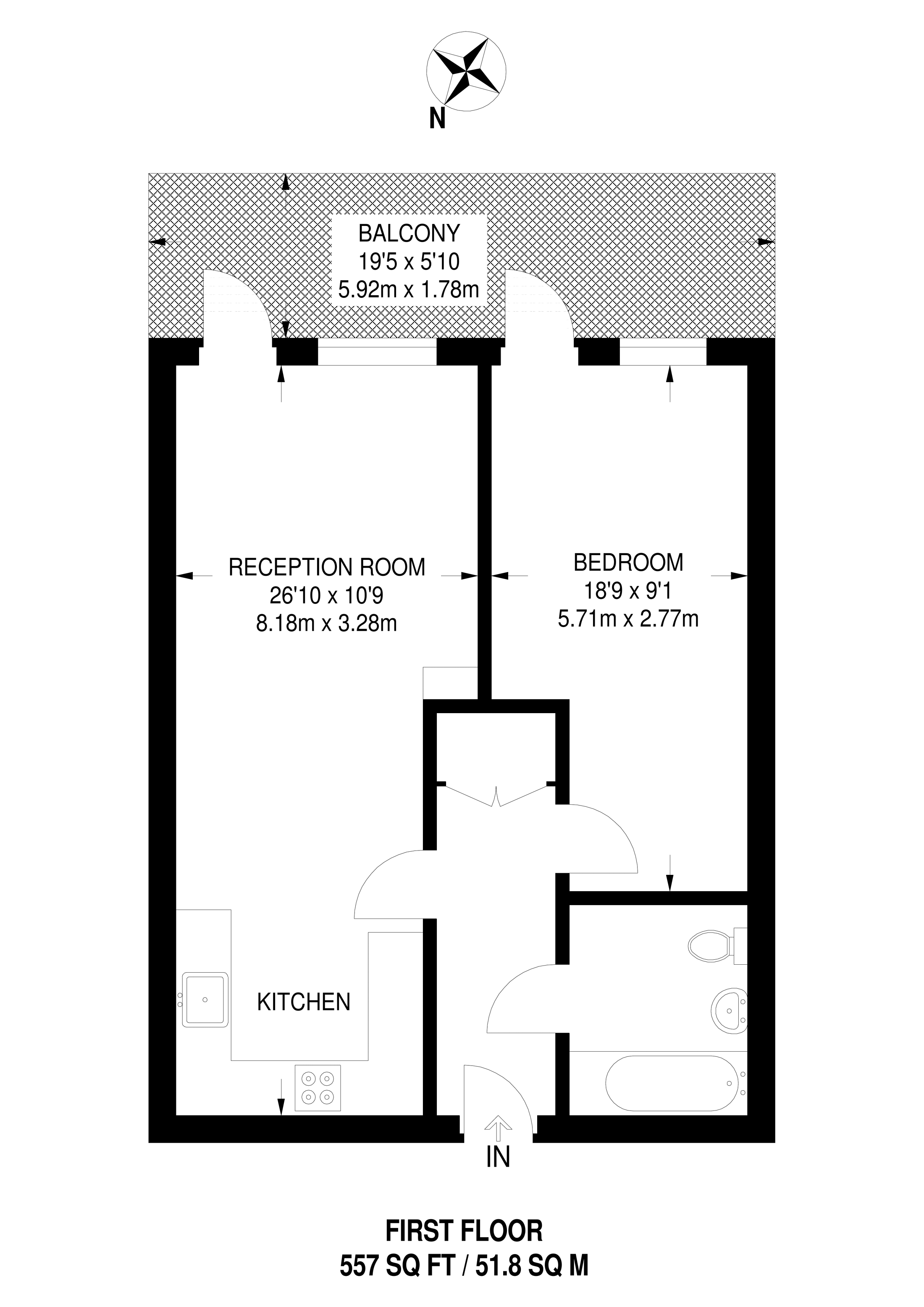 1 Bedrooms Flat for sale in Lighterage Court, Brentford, Brentford TW8