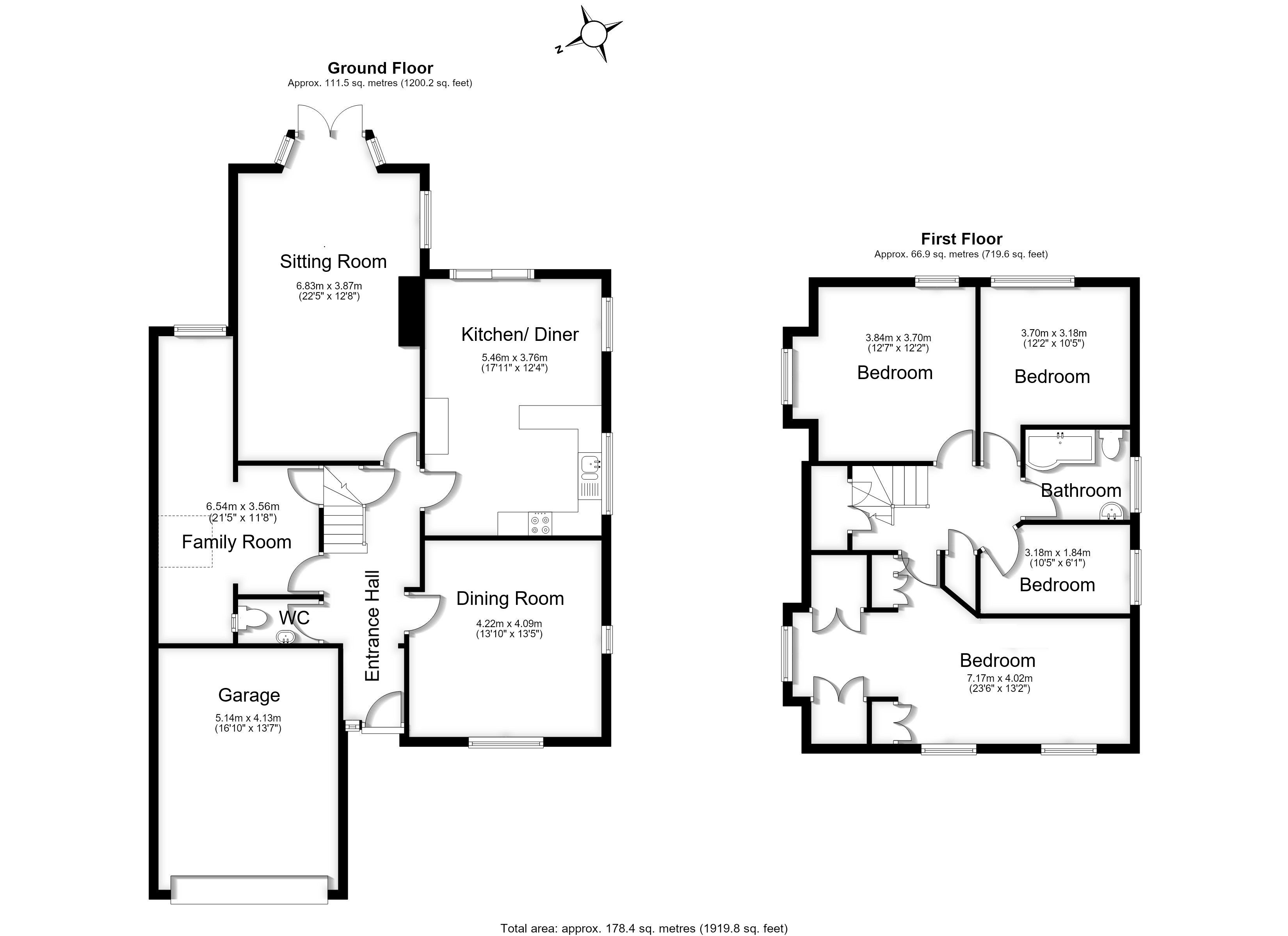 44, Aston End Road, Stevenage floorplan