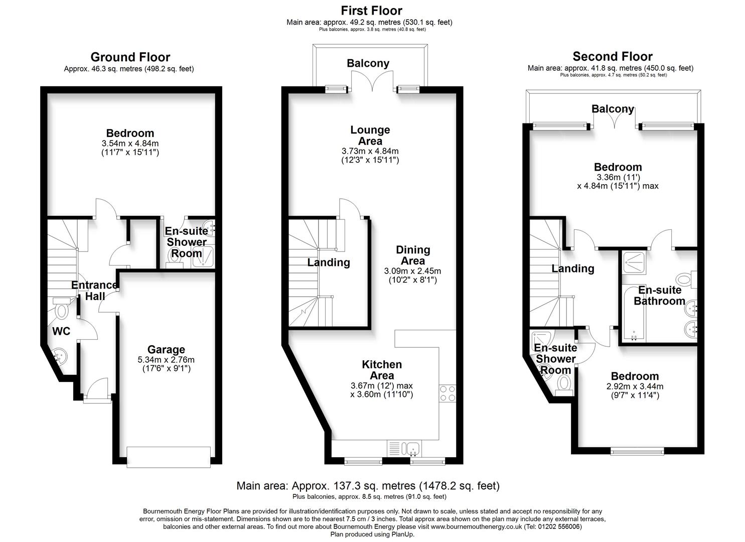 2, The Mariners, 47, Panorama Road, Dorset floorplan