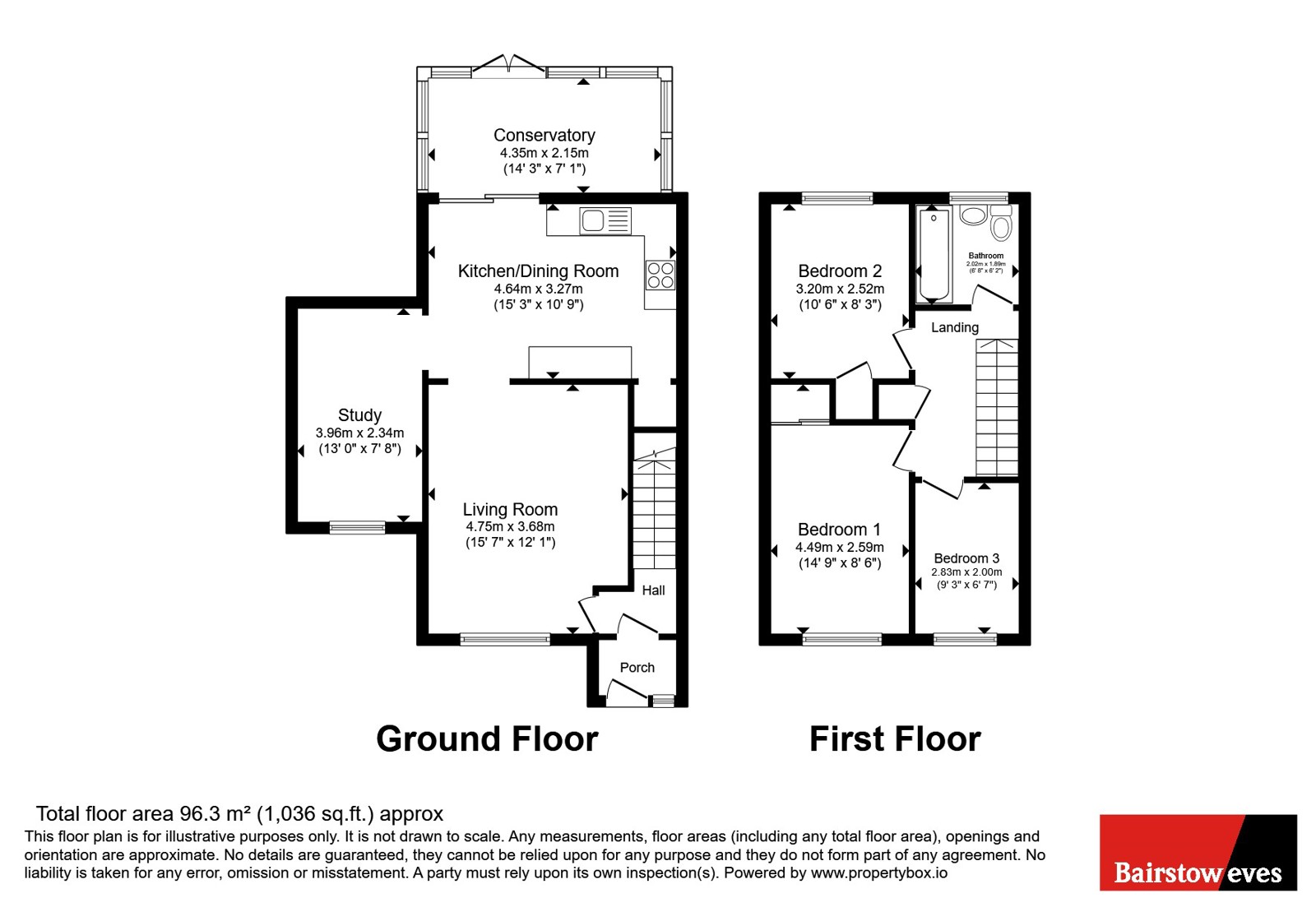 53, Pine Way, Kent floorplan