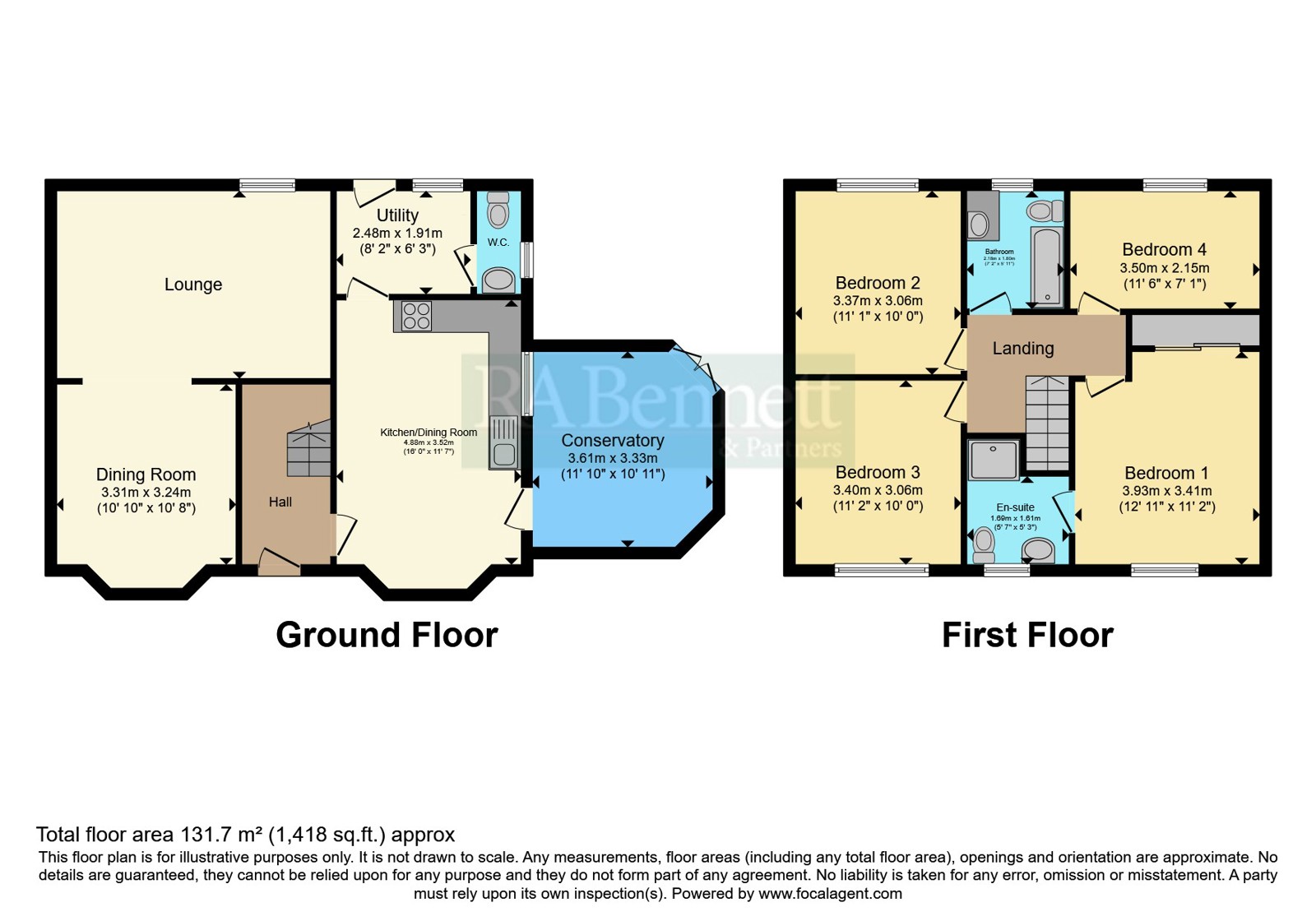 14, Luddington Road, Warwickshire floorplan