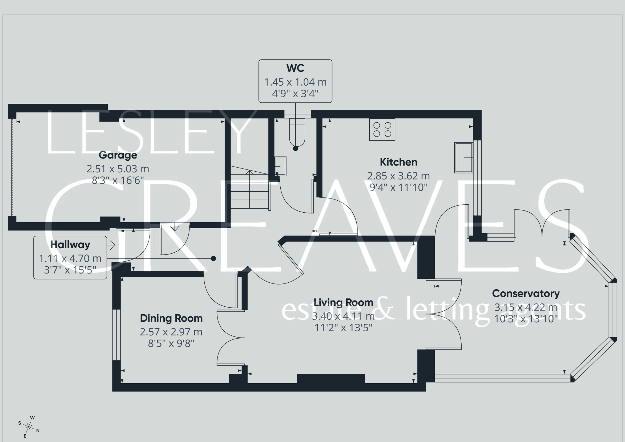 19, Newton Close, Nottingham floorplan