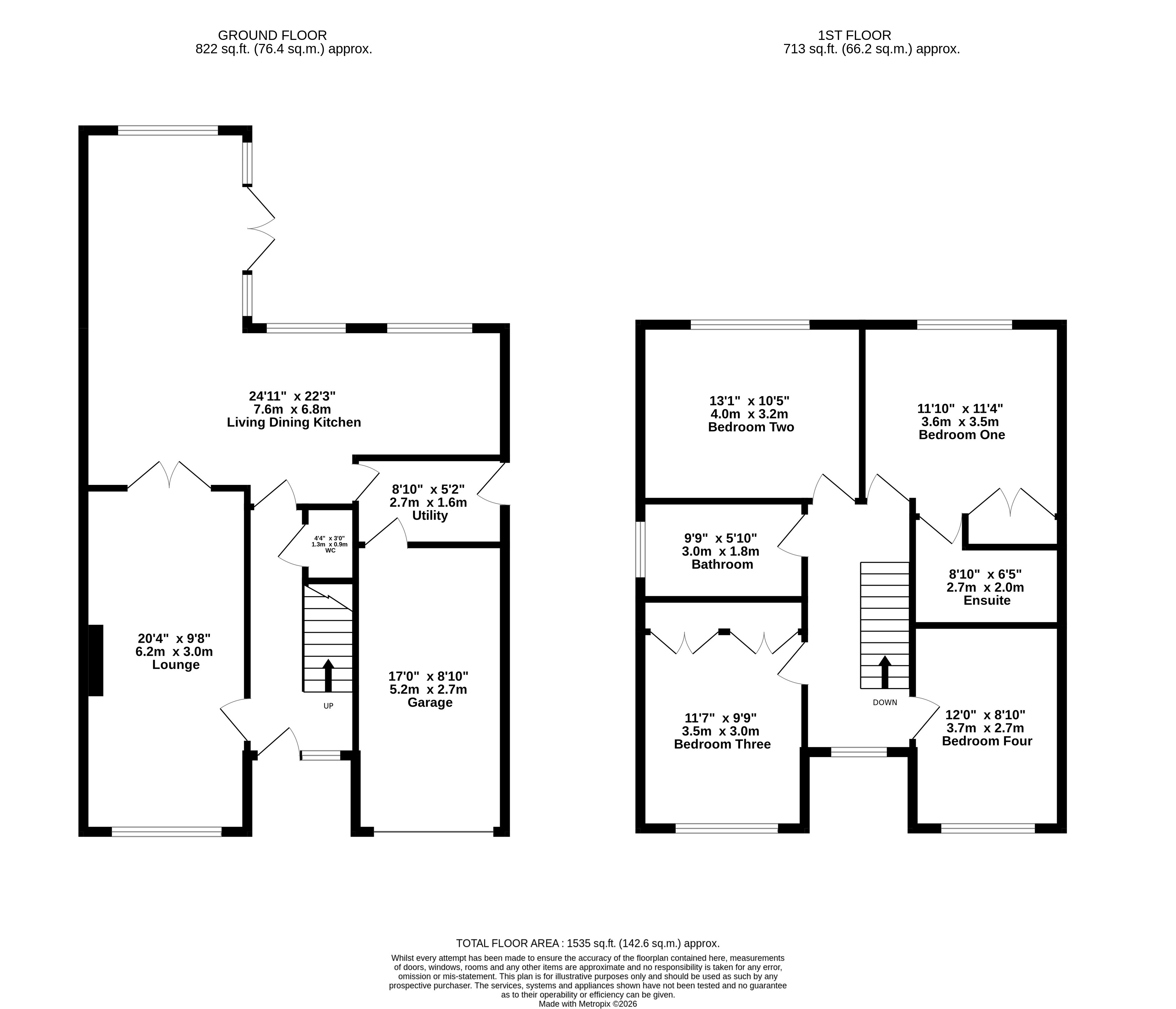 52, Honey Head Lane, Holmfirth floorplan