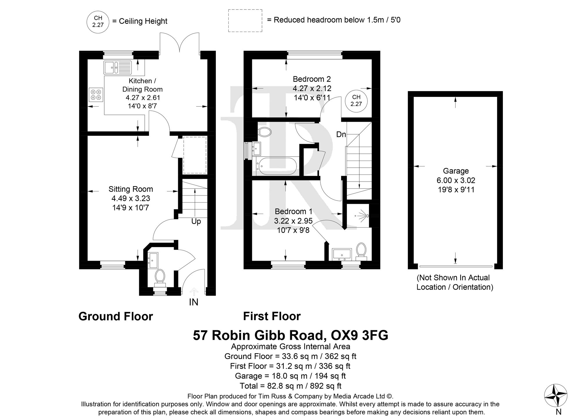 57 Robin Gibb Road, Thame floorplan