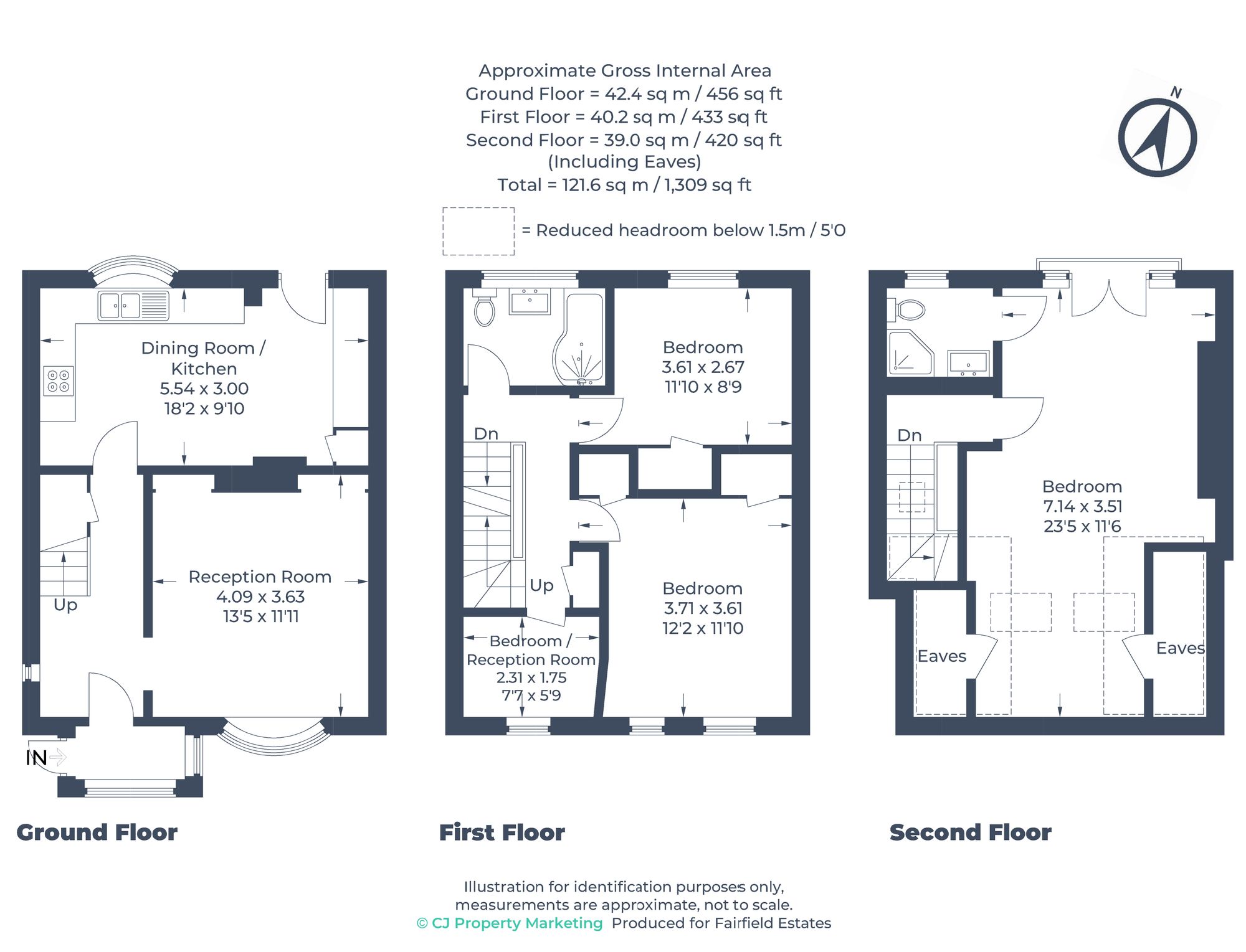 41 Coates Way, Watford floorplan