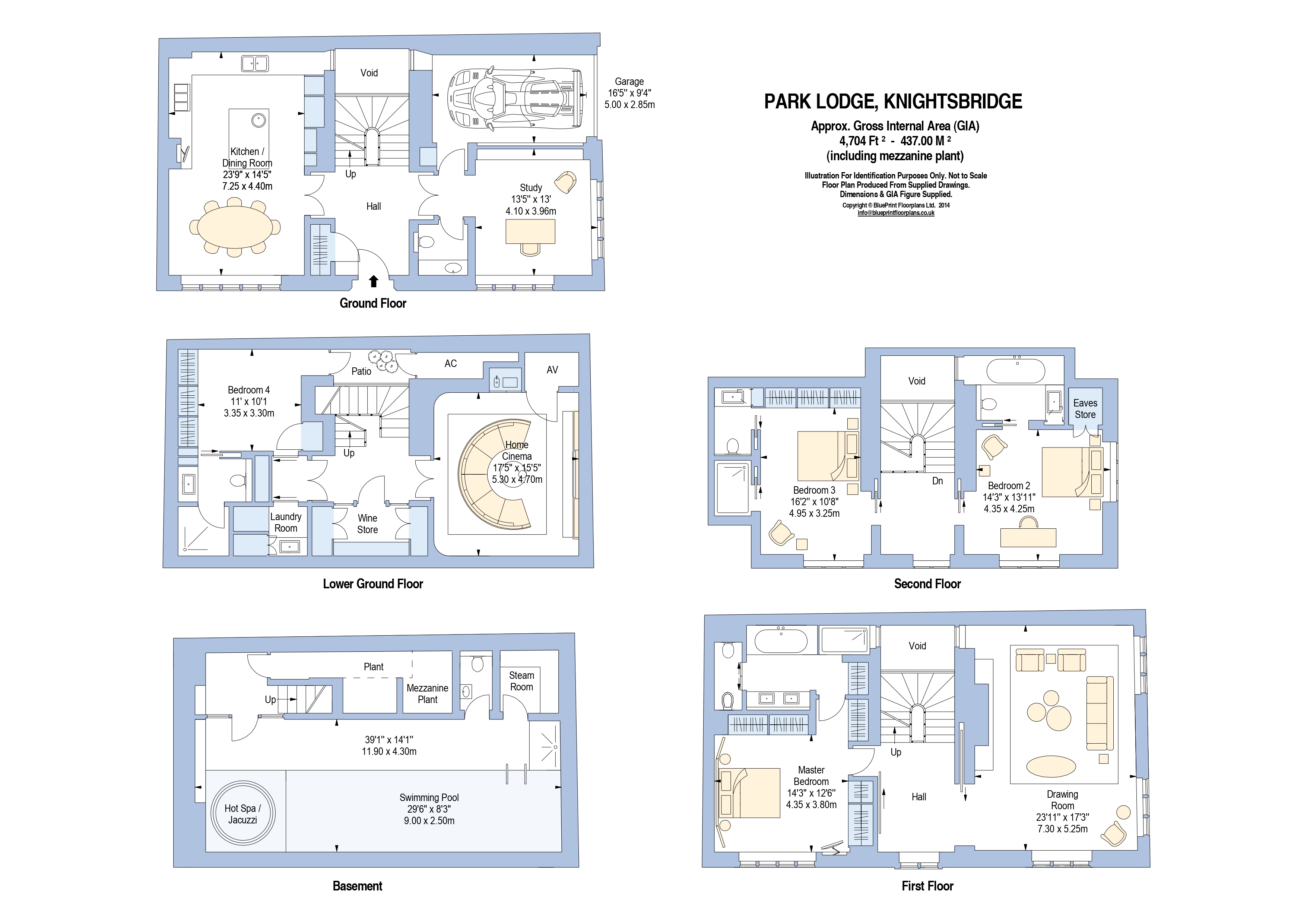 Park Lodge, 1, Ennismore Street, London floorplan