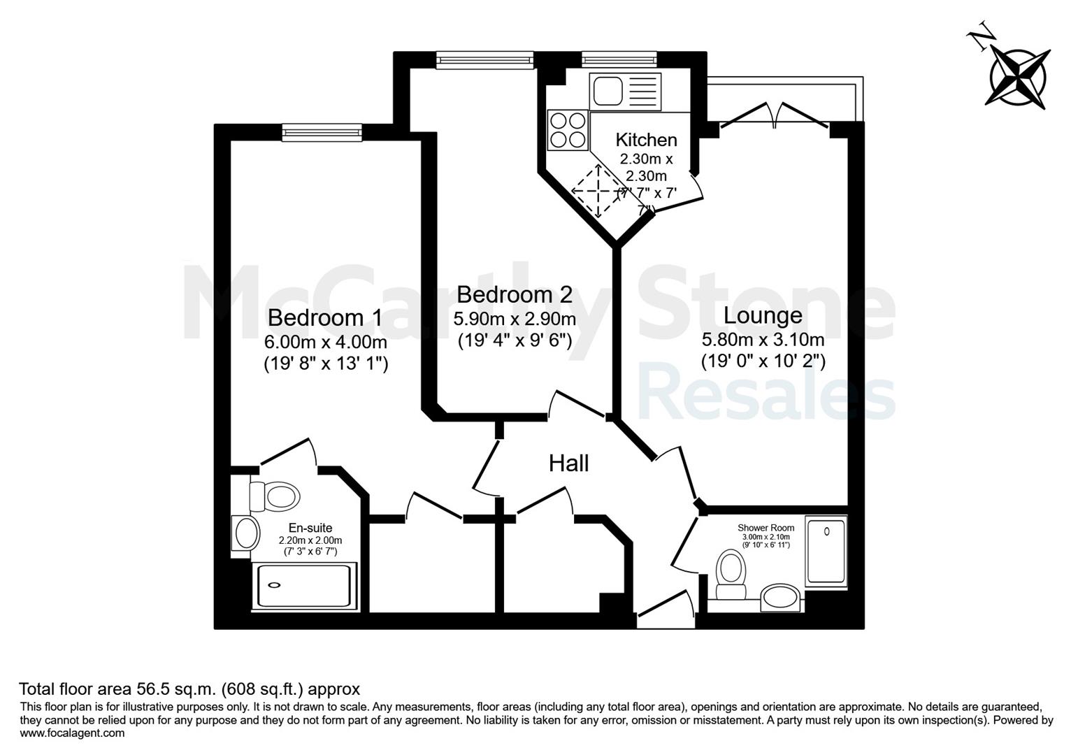 16 Trinity Place, Beaumont Way, High Wycombe floorplan