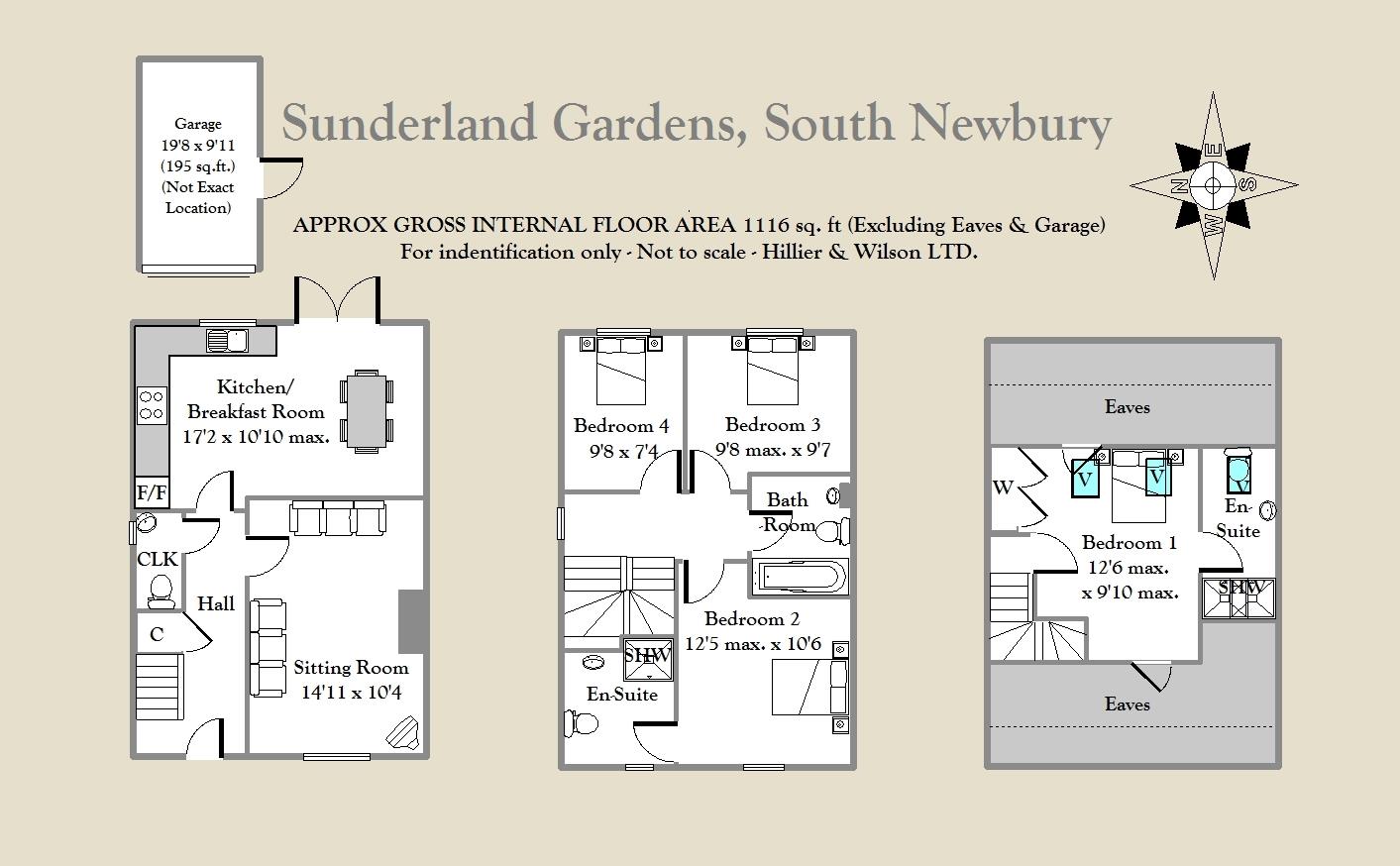 4 Bedrooms Semi-detached house for sale in Sunderland Gardens, Newbury RG14
