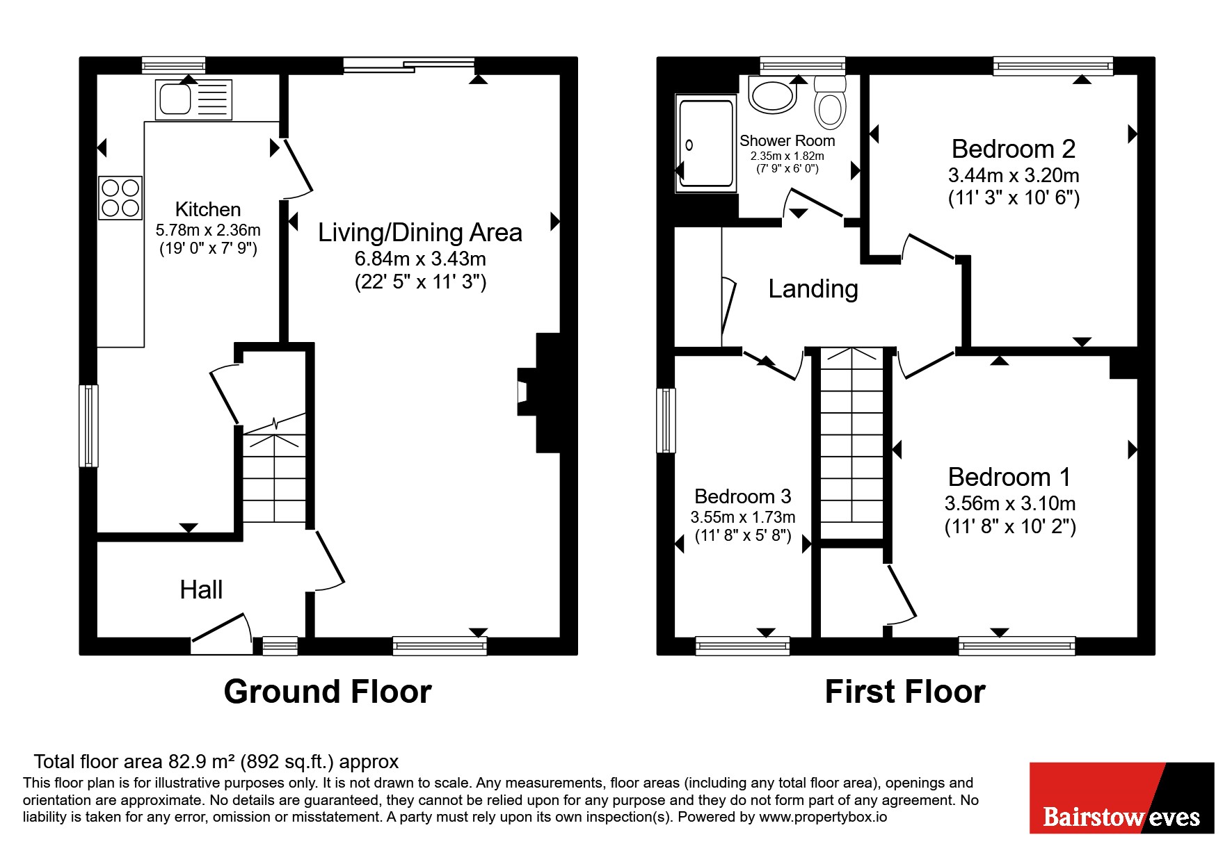 601, Farnborough Road, Nottingham floorplan