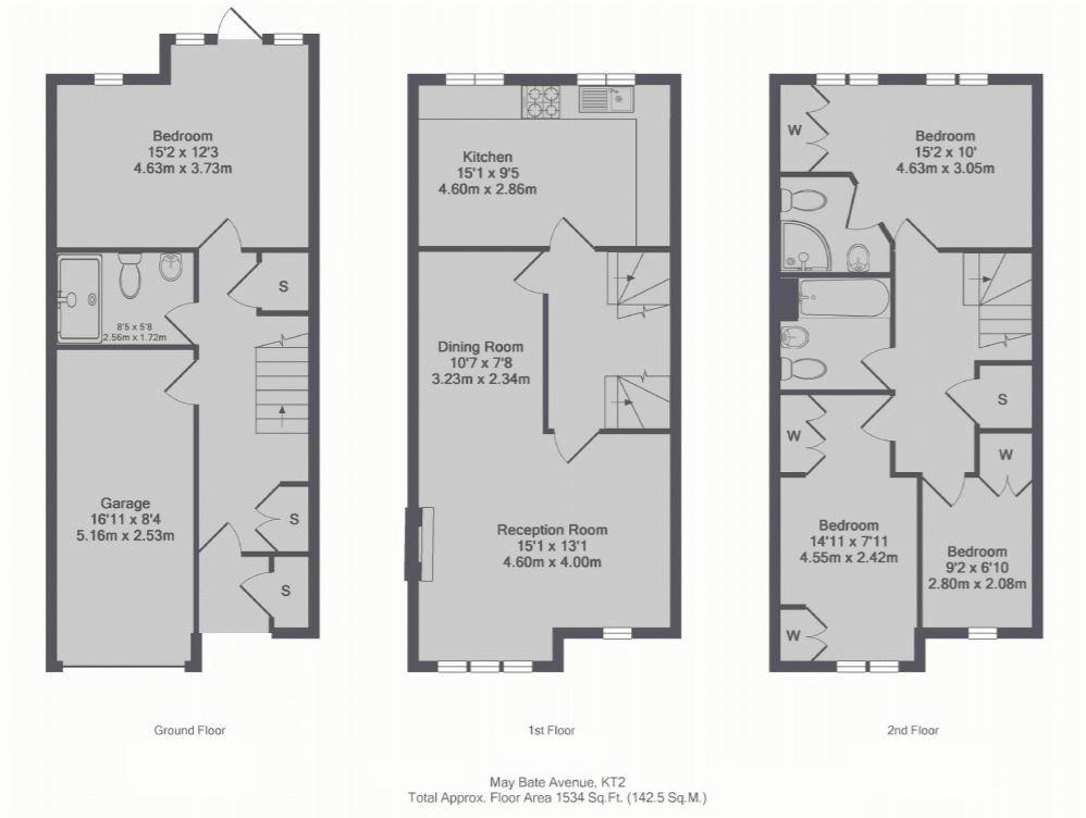 4 Bedrooms Terraced house for sale in May Bate Avenue, Kingston Upon Thames KT2