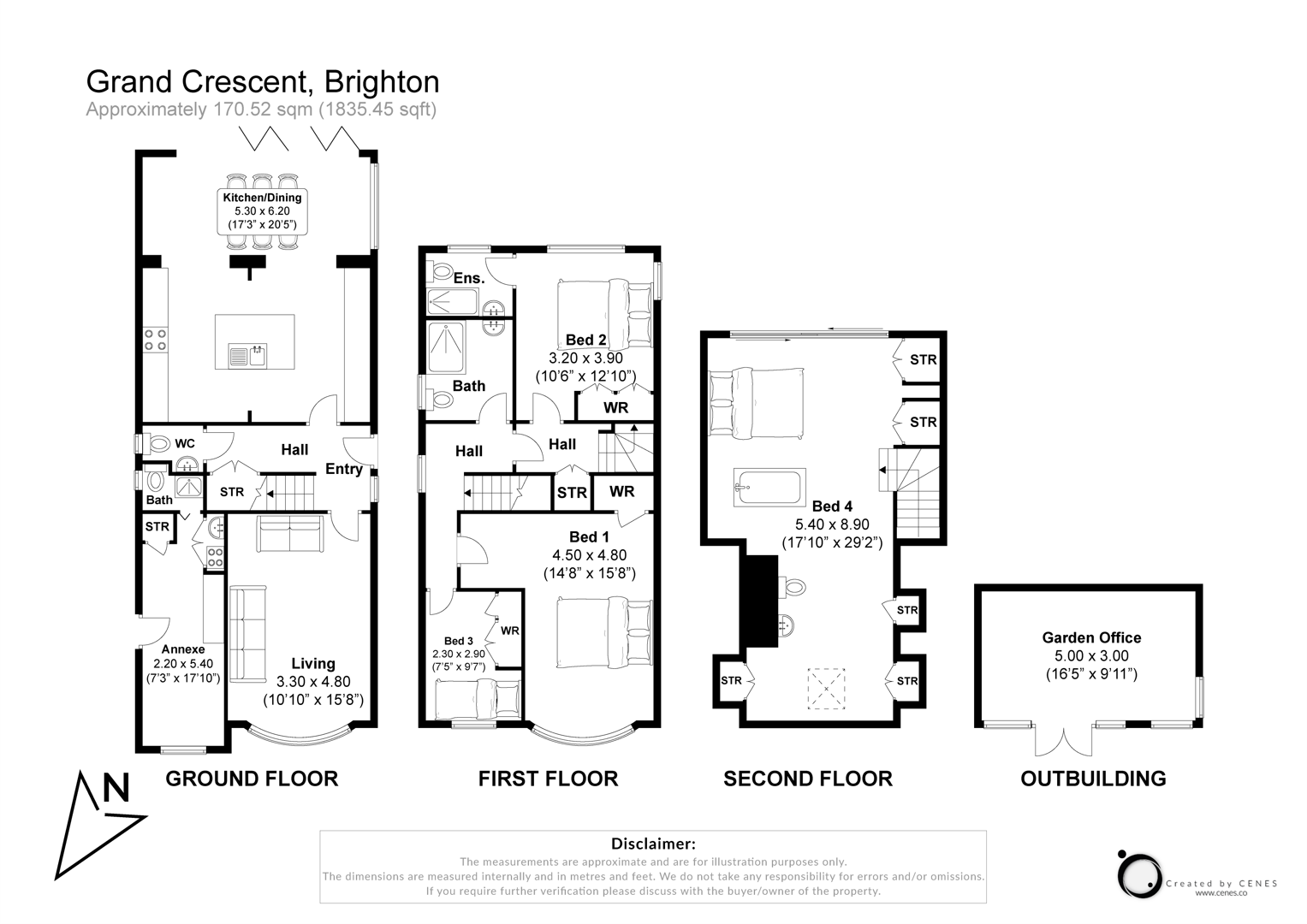 30, Grand Crescent, Brighton floorplan