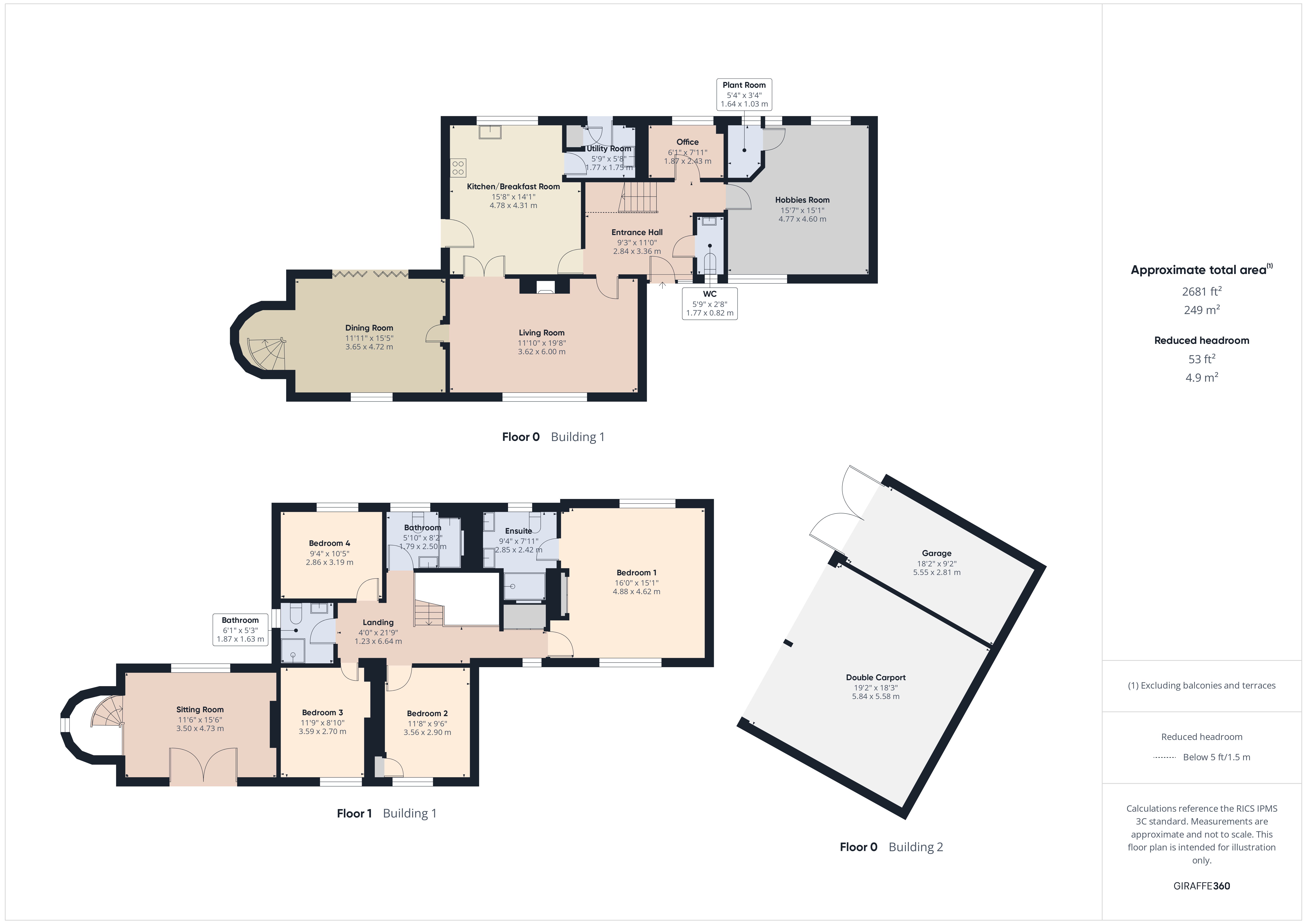 Pentargon House,, New Road, Cornwall floorplan