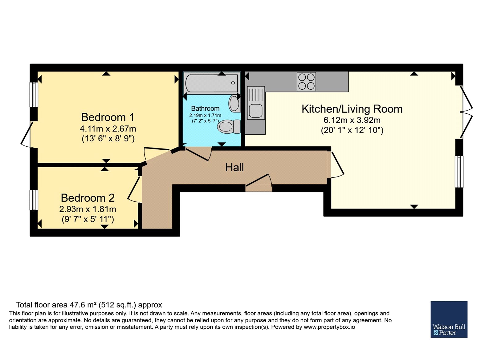 2, Bishops Court, Newport floorplan