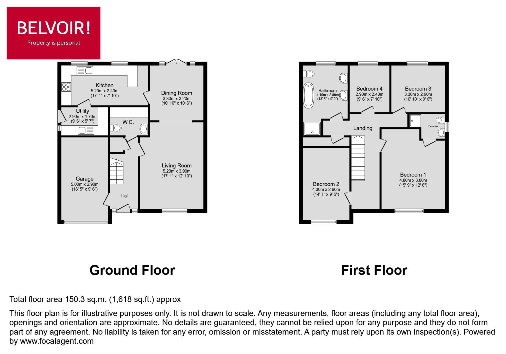 14, Springfield Park, Haydock floorplan