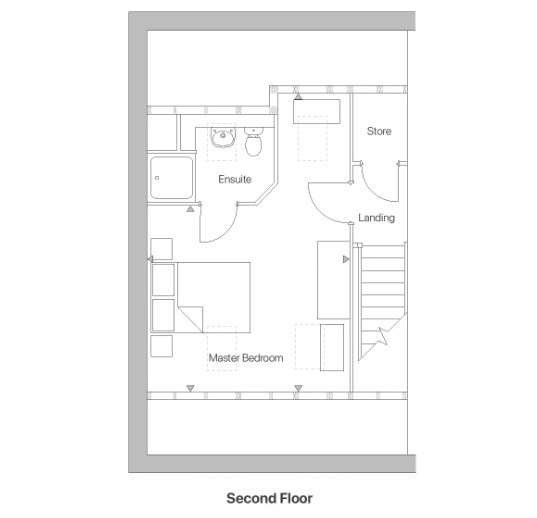 Quorn copy of 372, Plot 3 7 2, Field Farm, Stapleford floorplan