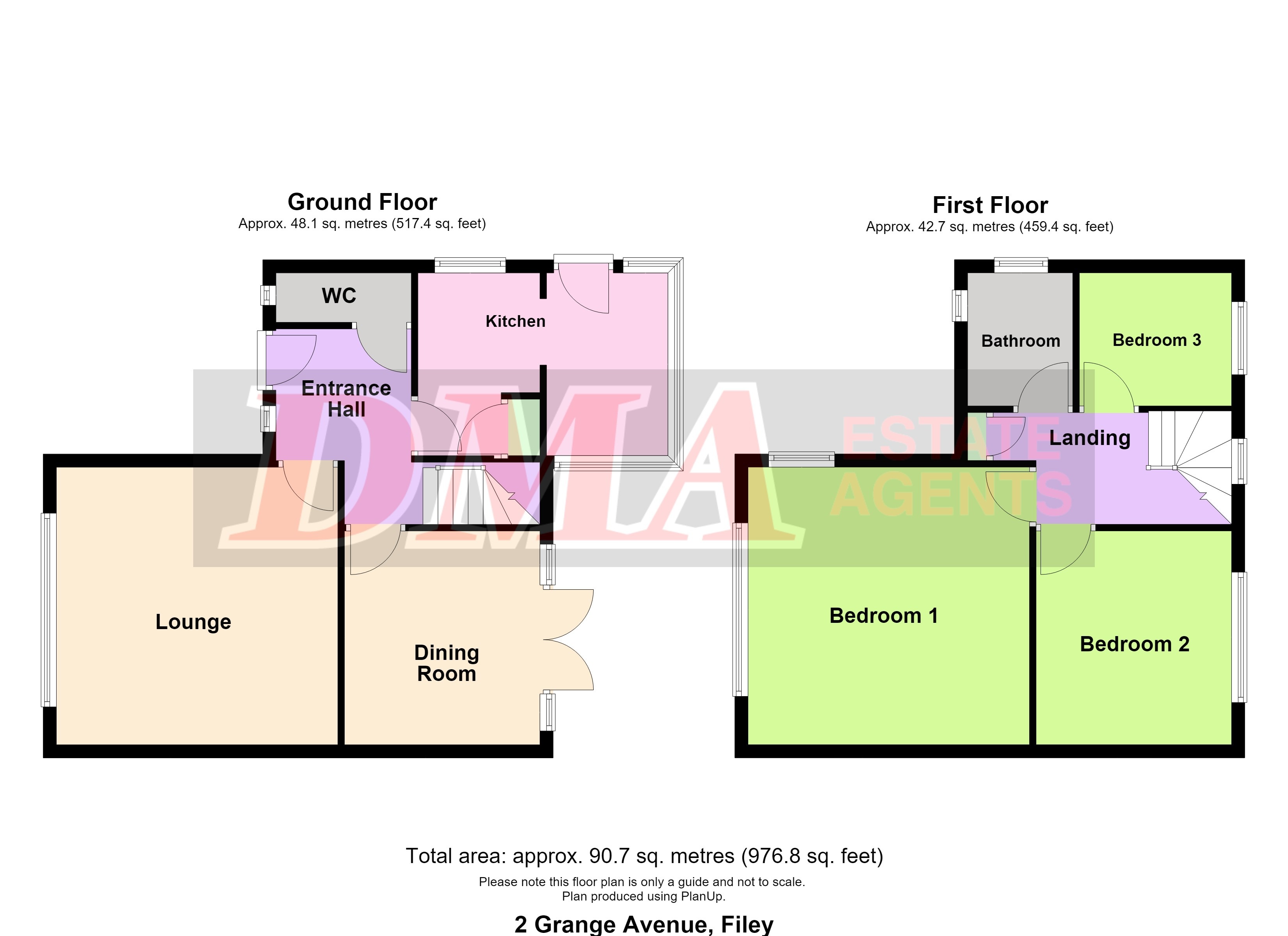 2, Grange Avenue, Filey floorplan