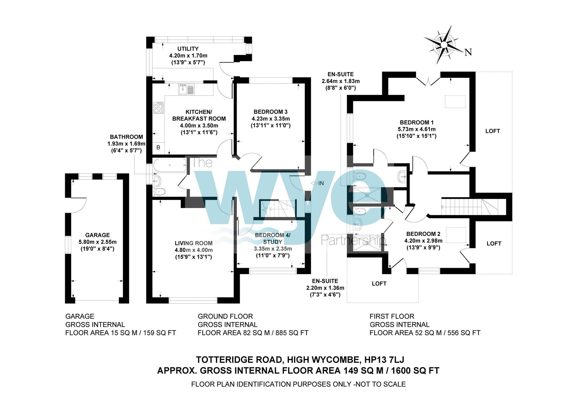 265 Totteridge Road, High Wycombe floorplan