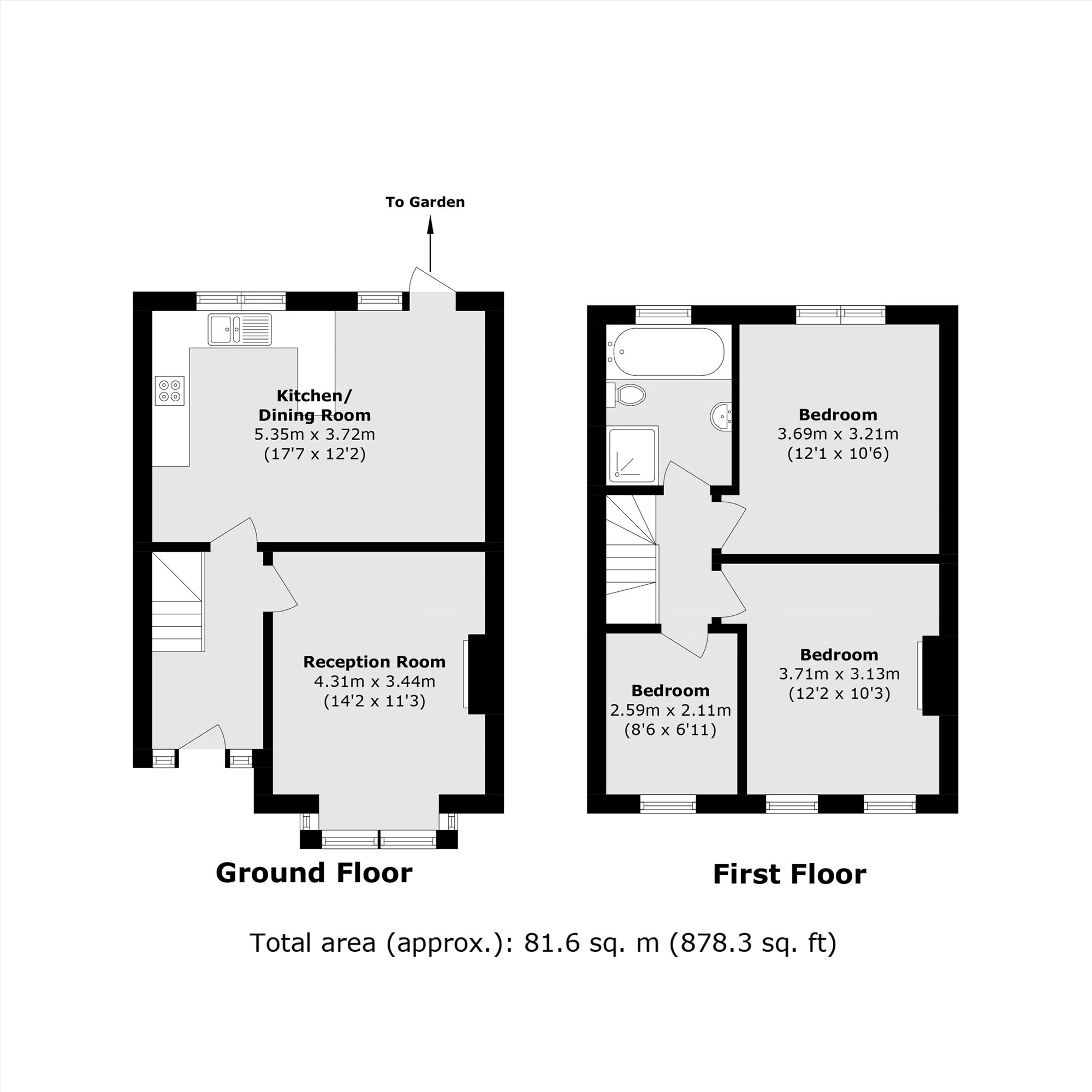 133, Kingsley Road, South Harrow floorplan