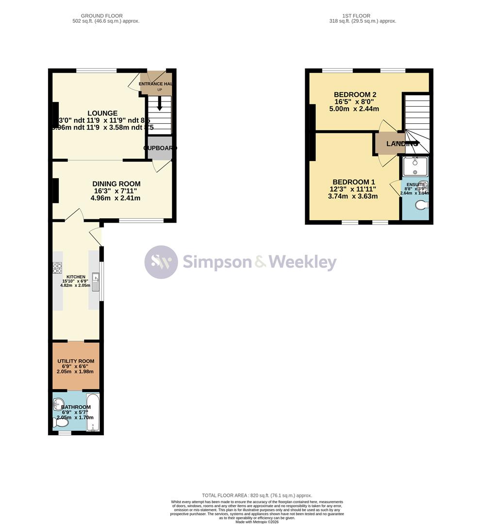 88, High Street, Rushden floorplan