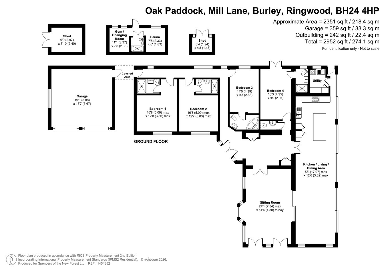 Oak Paddock, Mill Lane, Ringwood floorplan