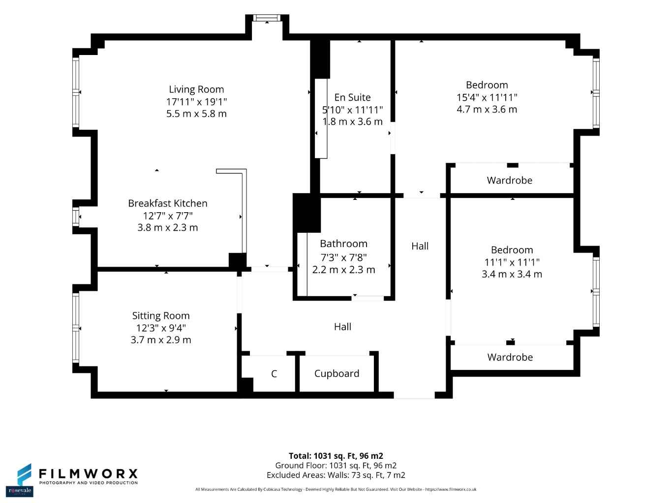 Flat 3/1 Millside Moors 16 Strathblane Road Milngavie G62 8D, Milngavie floorplan