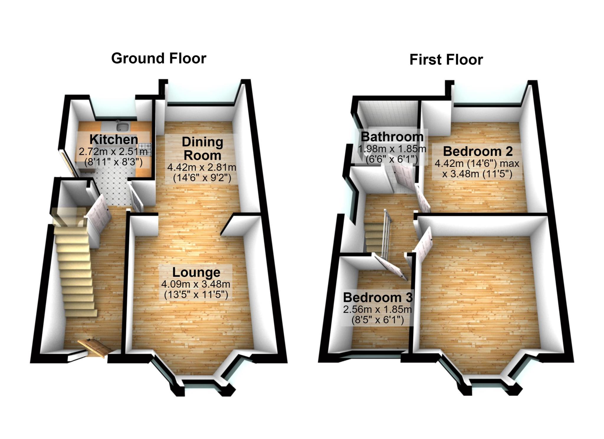 15, Moorside Avenue, Bolton floorplan
