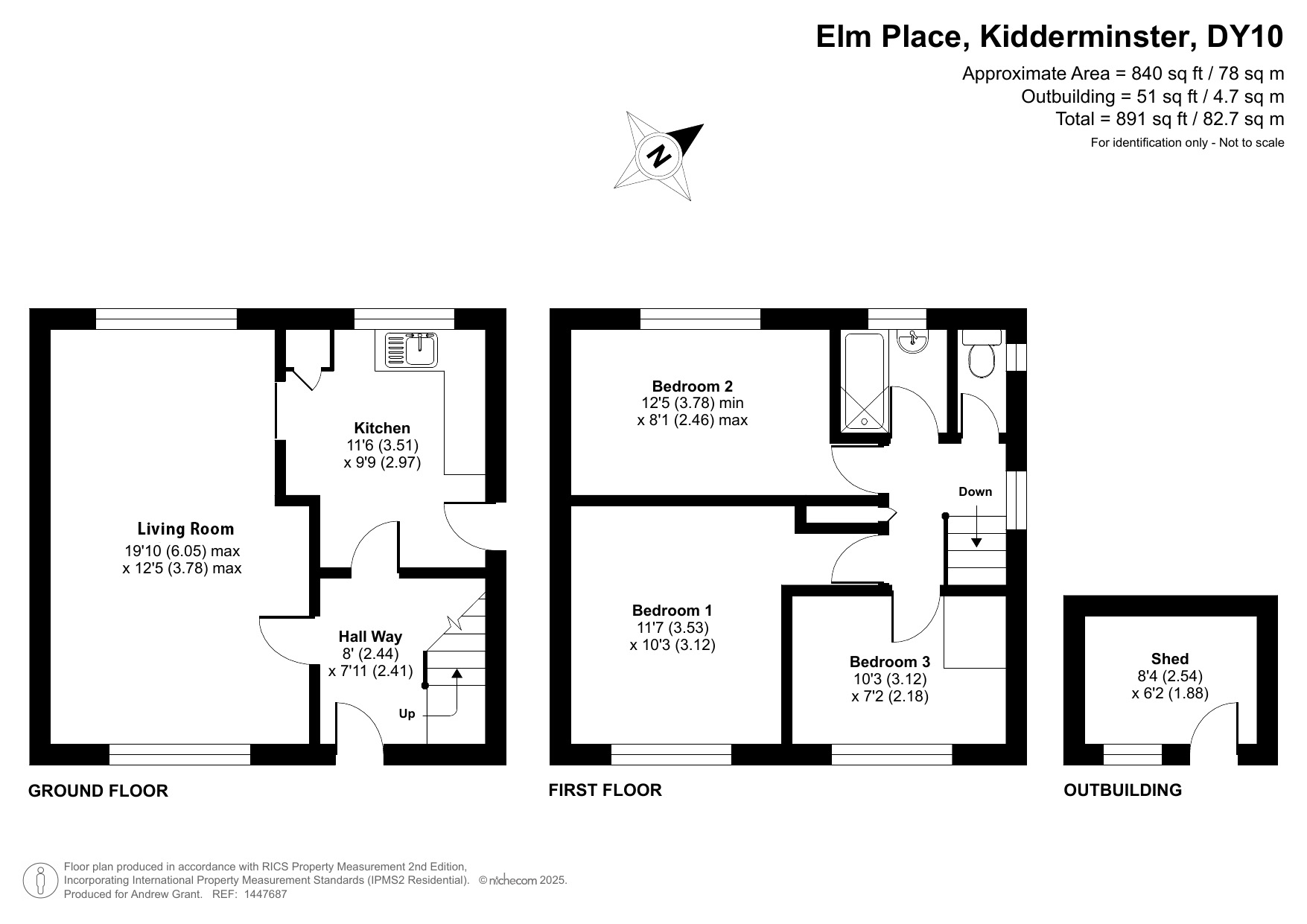 18, Elm Place, Kidderminster floorplan