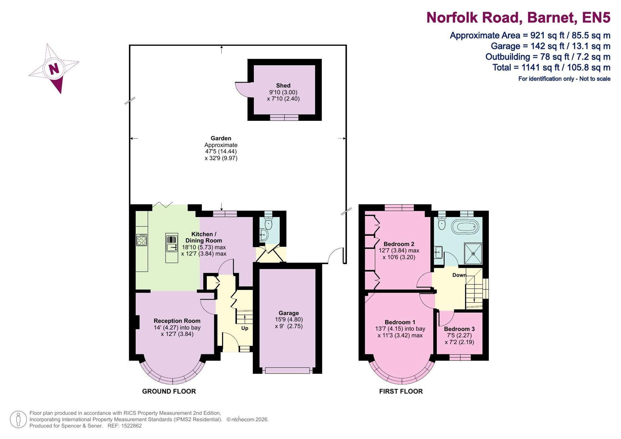 17 Norfolk Road, Barnet floorplan