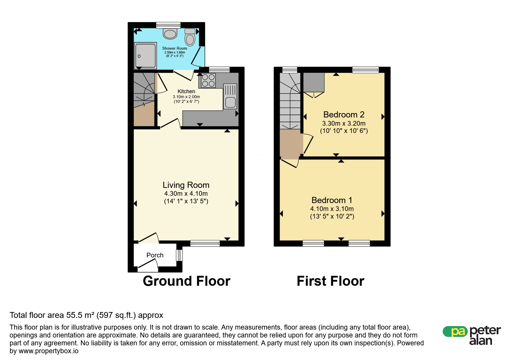 7, Bedw Street, Porth floorplan