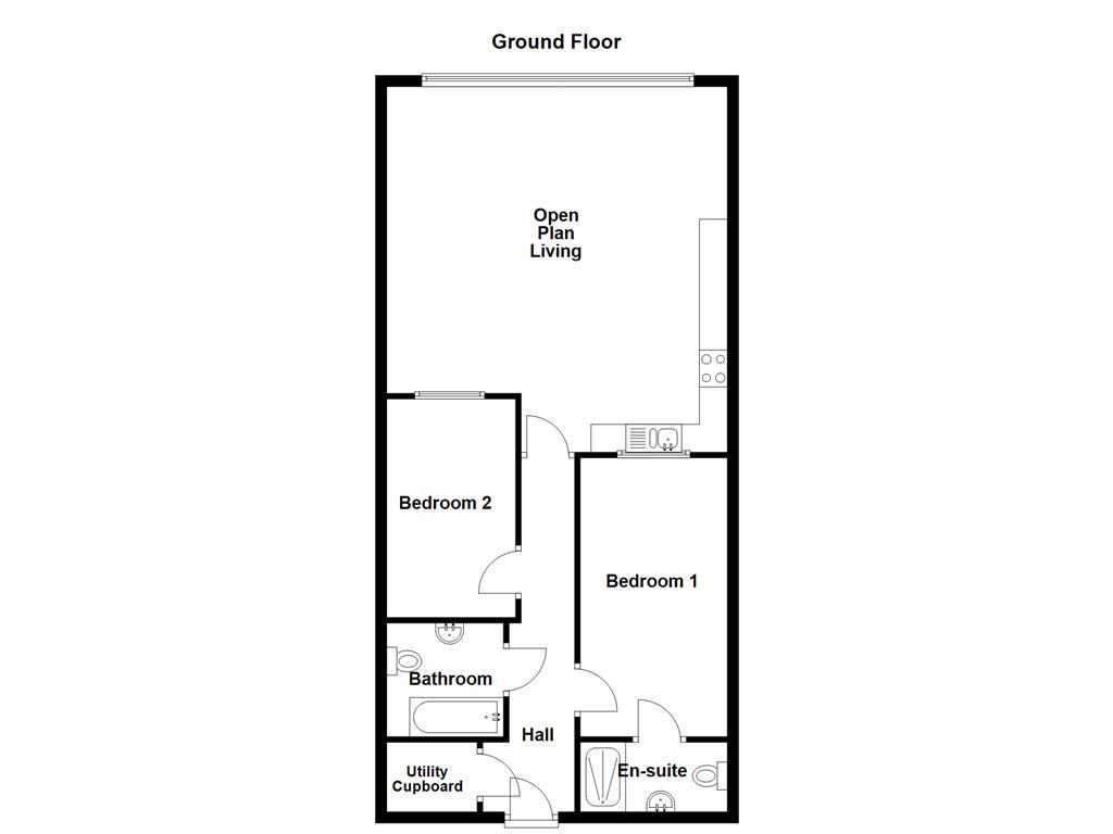Apartment 45, Mather Lane, Leigh floorplan