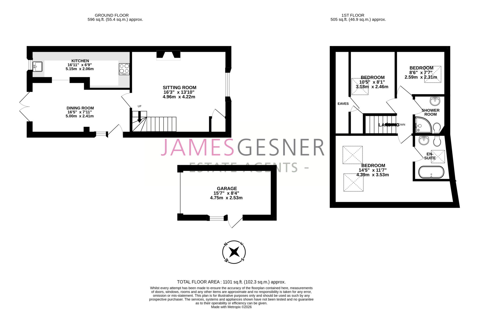 Gables End, London Road, Didcot floorplan