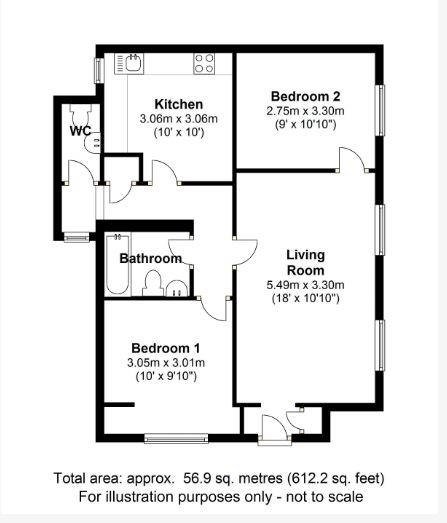 2 Bedrooms Flat to rent in Mill Road, Burgess Hill, West Sussex RH15