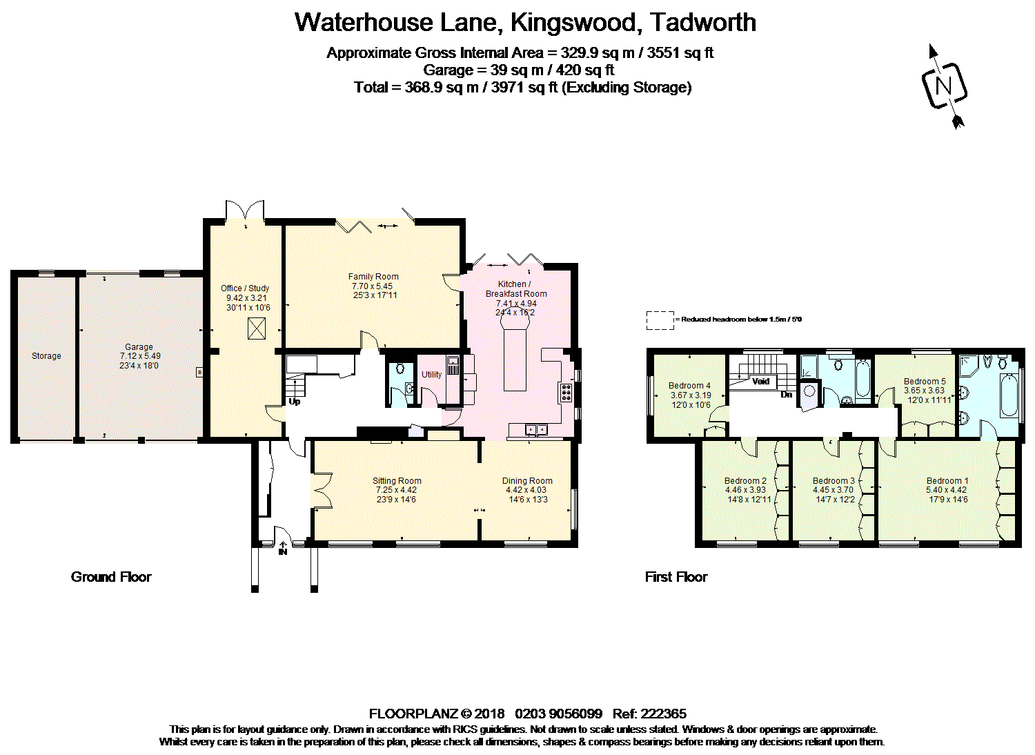 5 Bedrooms Detached house for sale in Waterhouse Lane, Kingswood, Tadworth, Surrey KT20