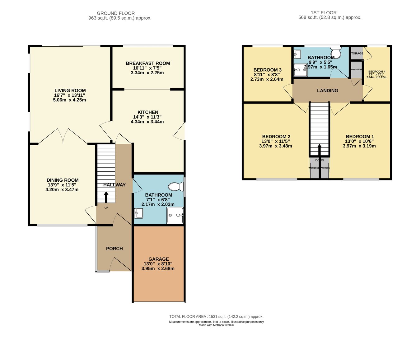 27, Hayward Way, Verwood floorplan