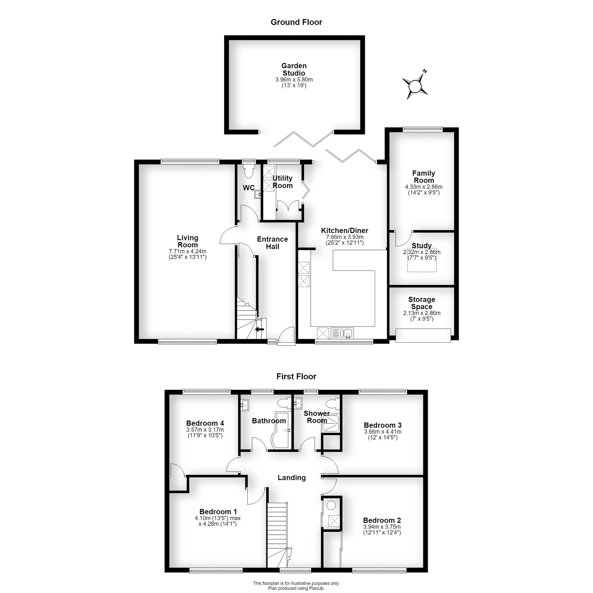 25 Rockmill End, Cambridge floorplan