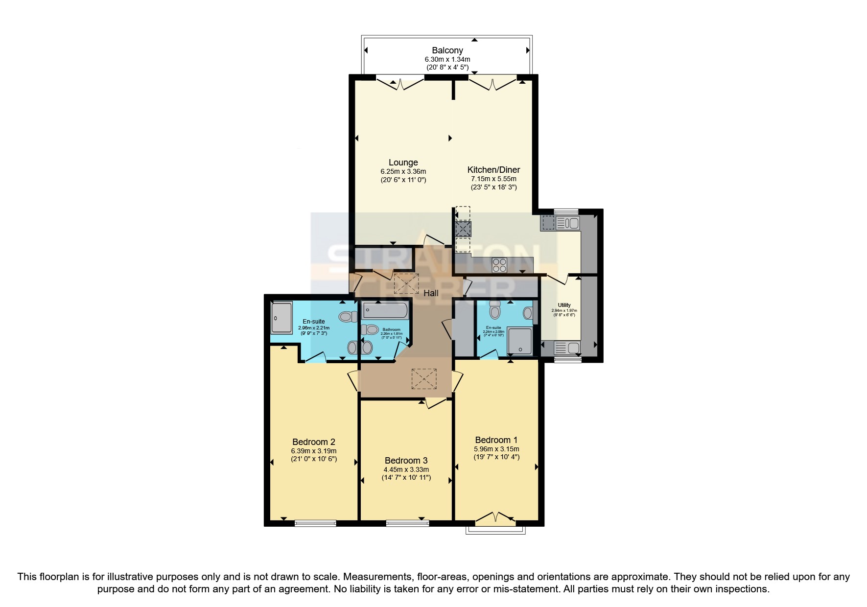 Penthouse C, Light House, 4, Pentire Avenue, Newquay floorplan
