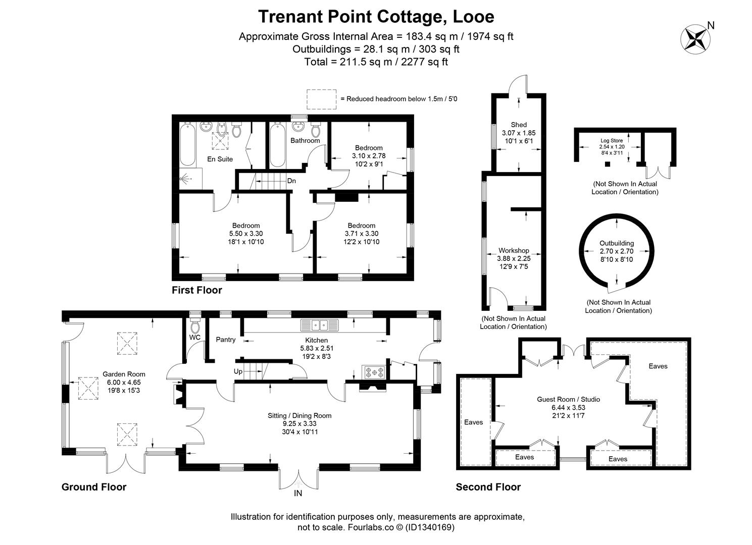 Trenant Point Cottage, Trenant Point, Looe floorplan