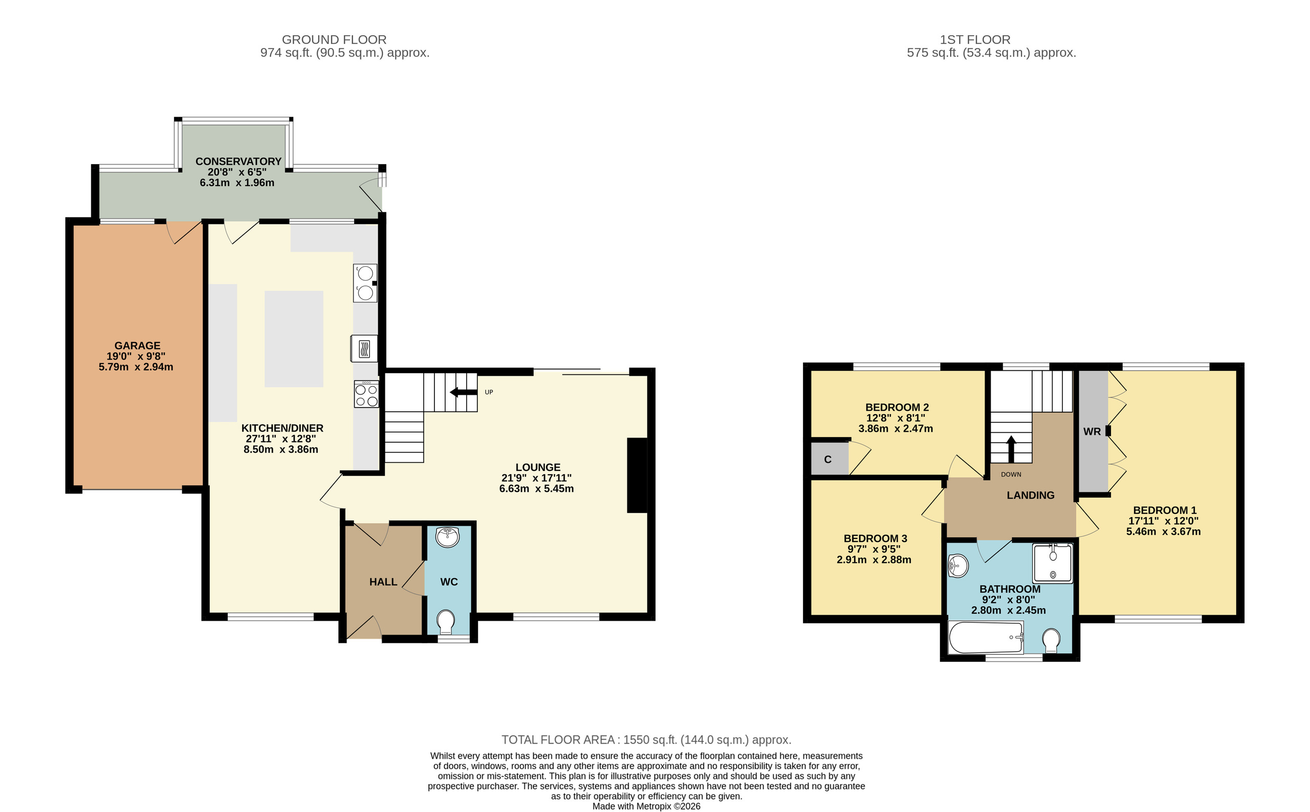 Field House, 55a, Martock floorplan